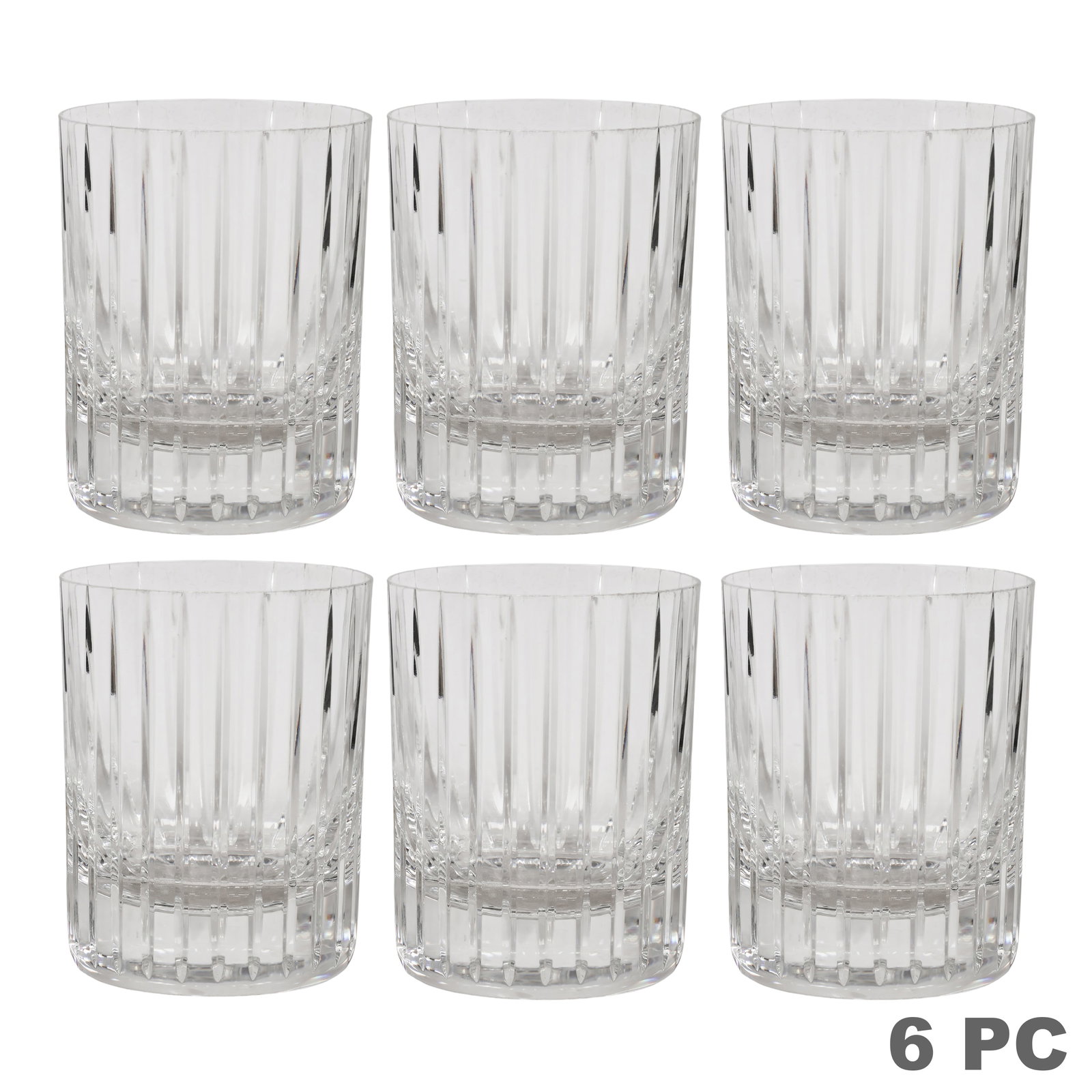 Baccarat Crystal "Harmonie" Scotch Glasses 6pc SET (1 of 7)