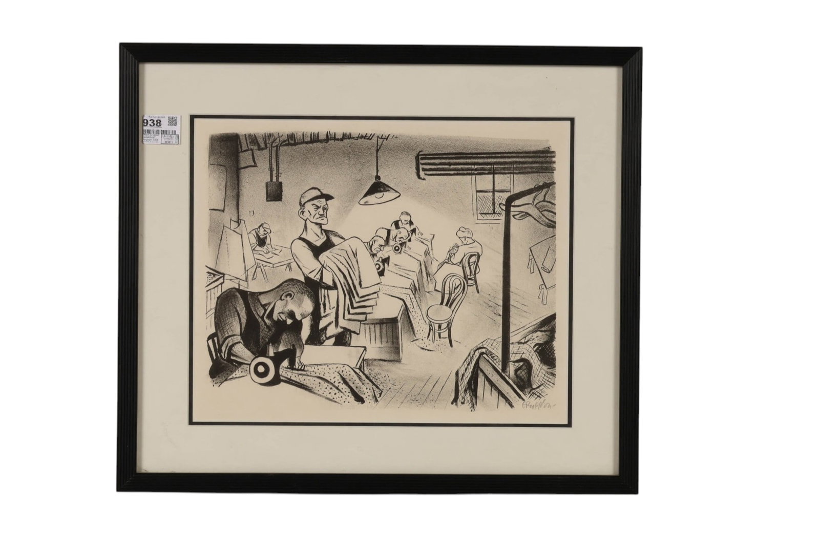 William Gropper 1897-1977 Sweatshop Litho SIGNED (1 of 8)