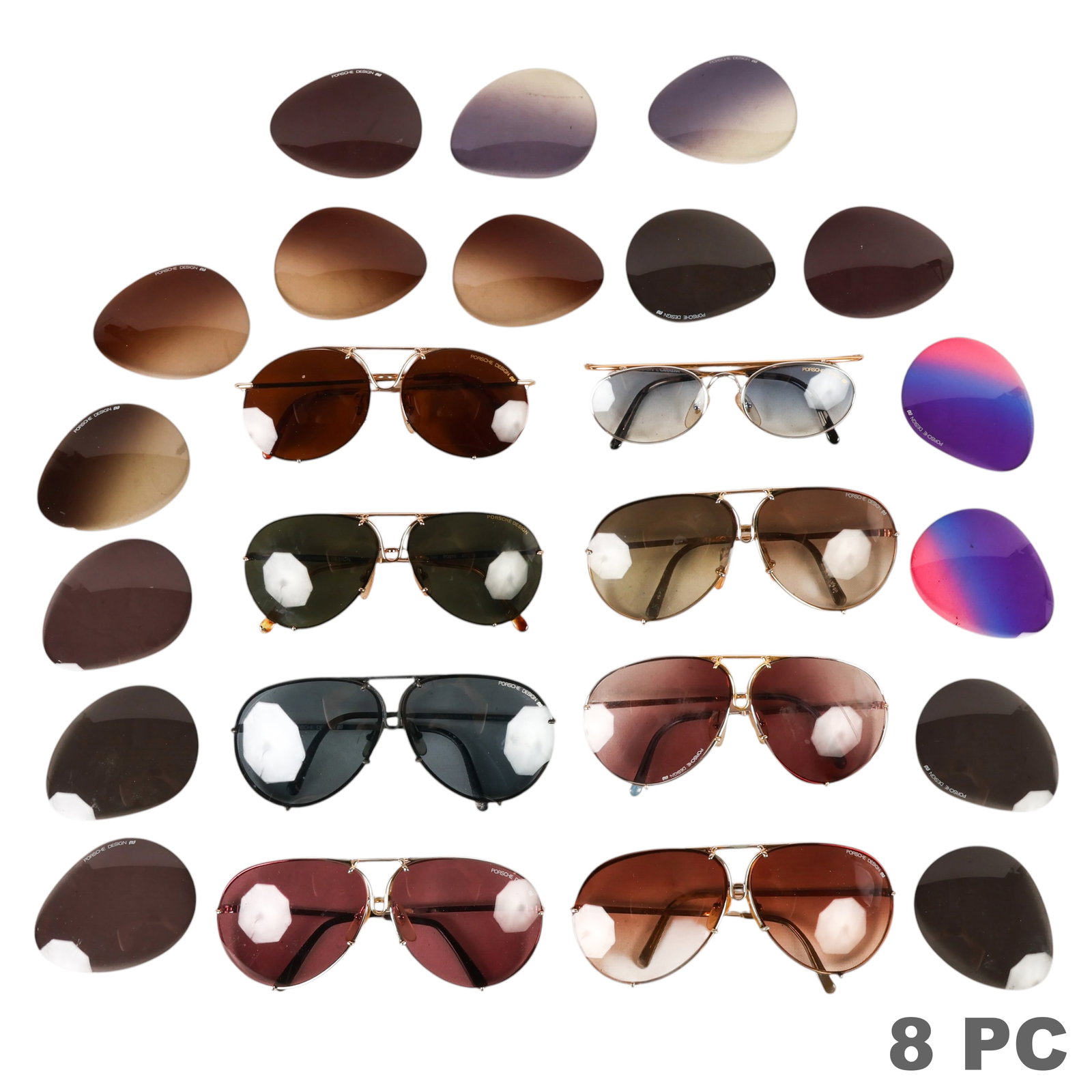 Porsche Design by Carrera Vintage Sunglass 8pc LOT (1 of 7)