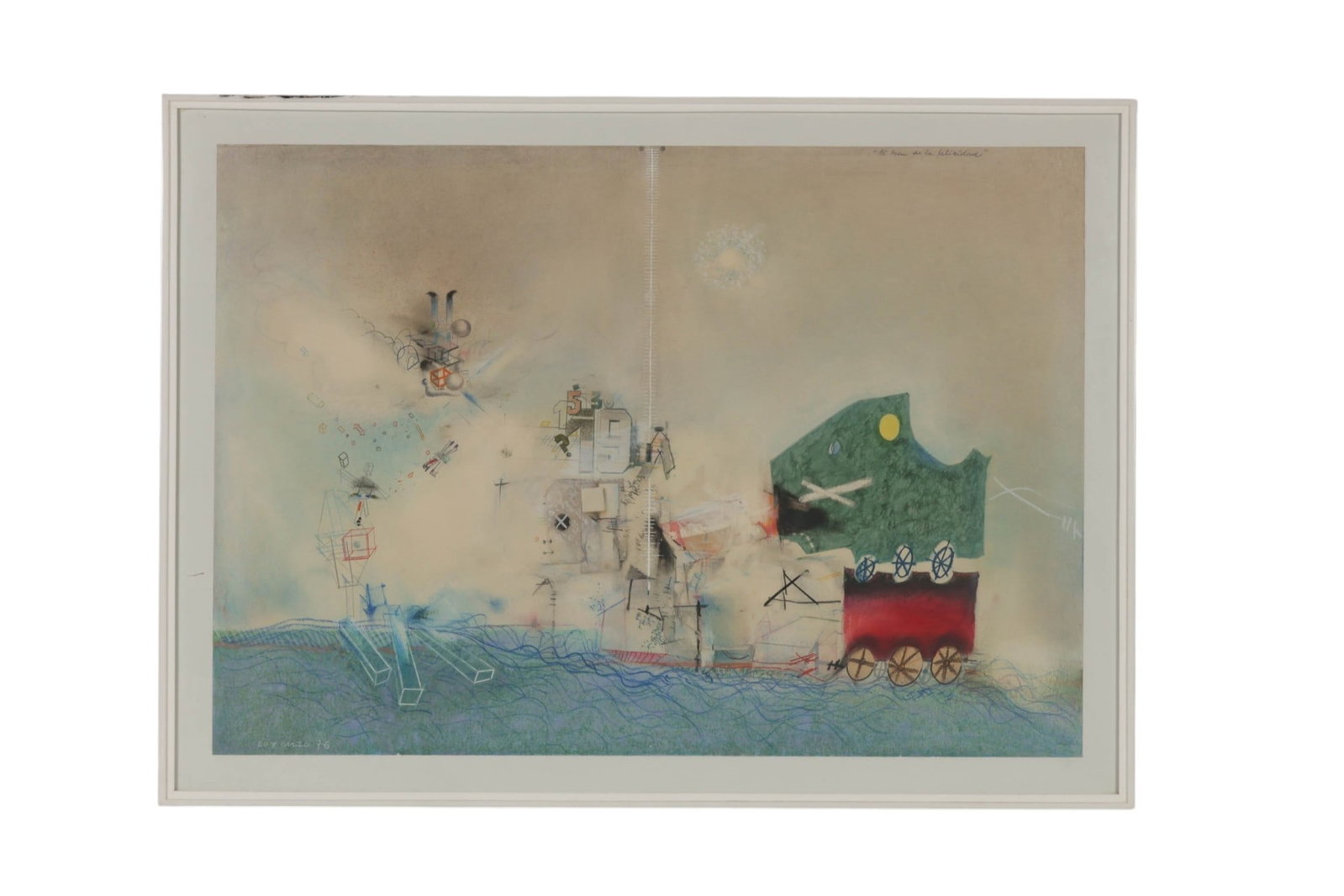 Antonio Lorenzo 1922-2009 Abstract Machine Drawing (1 of 8)
