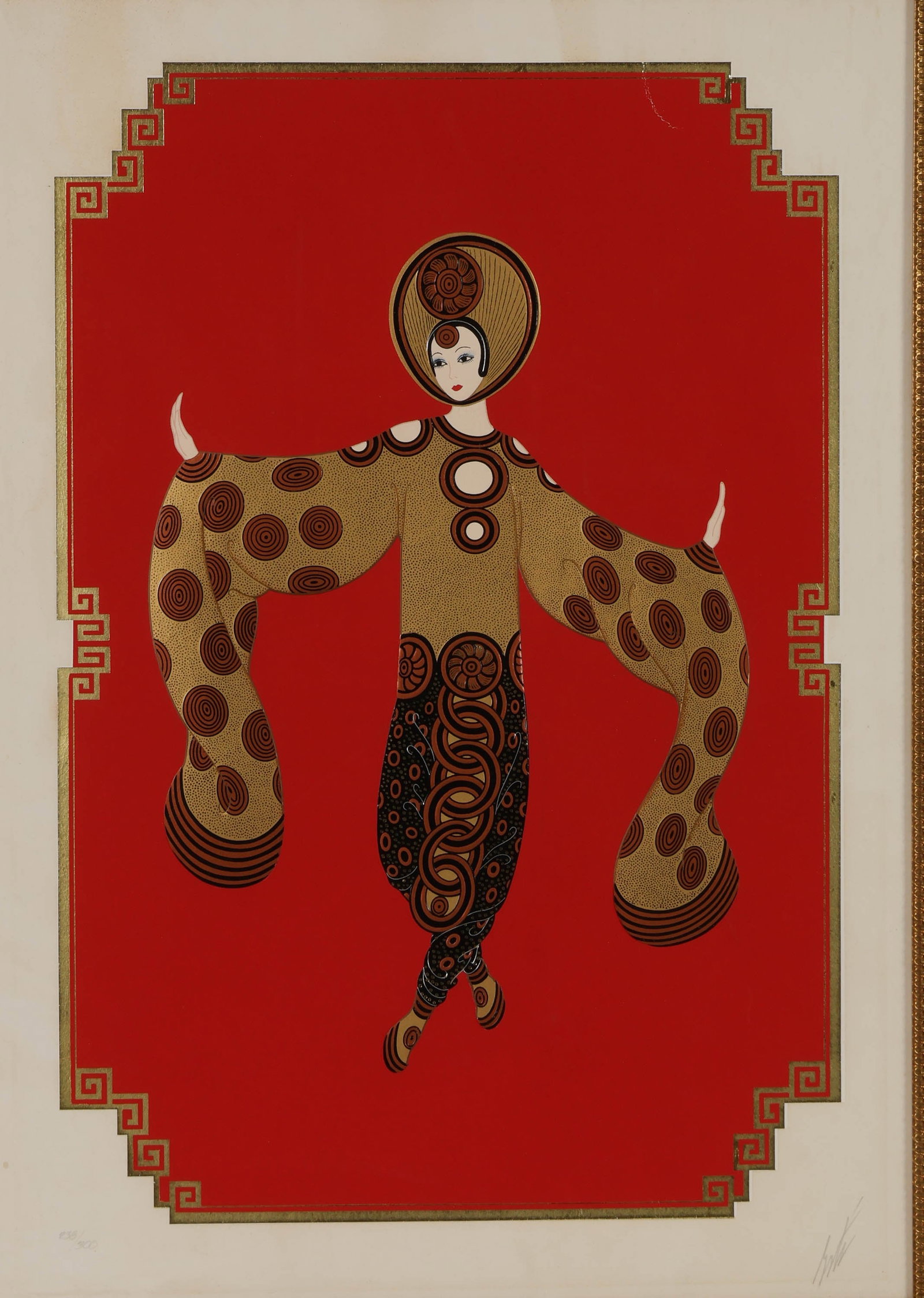 Erte 1892-1990 "Willow Tree" LE Serigraph SIGNED - 2