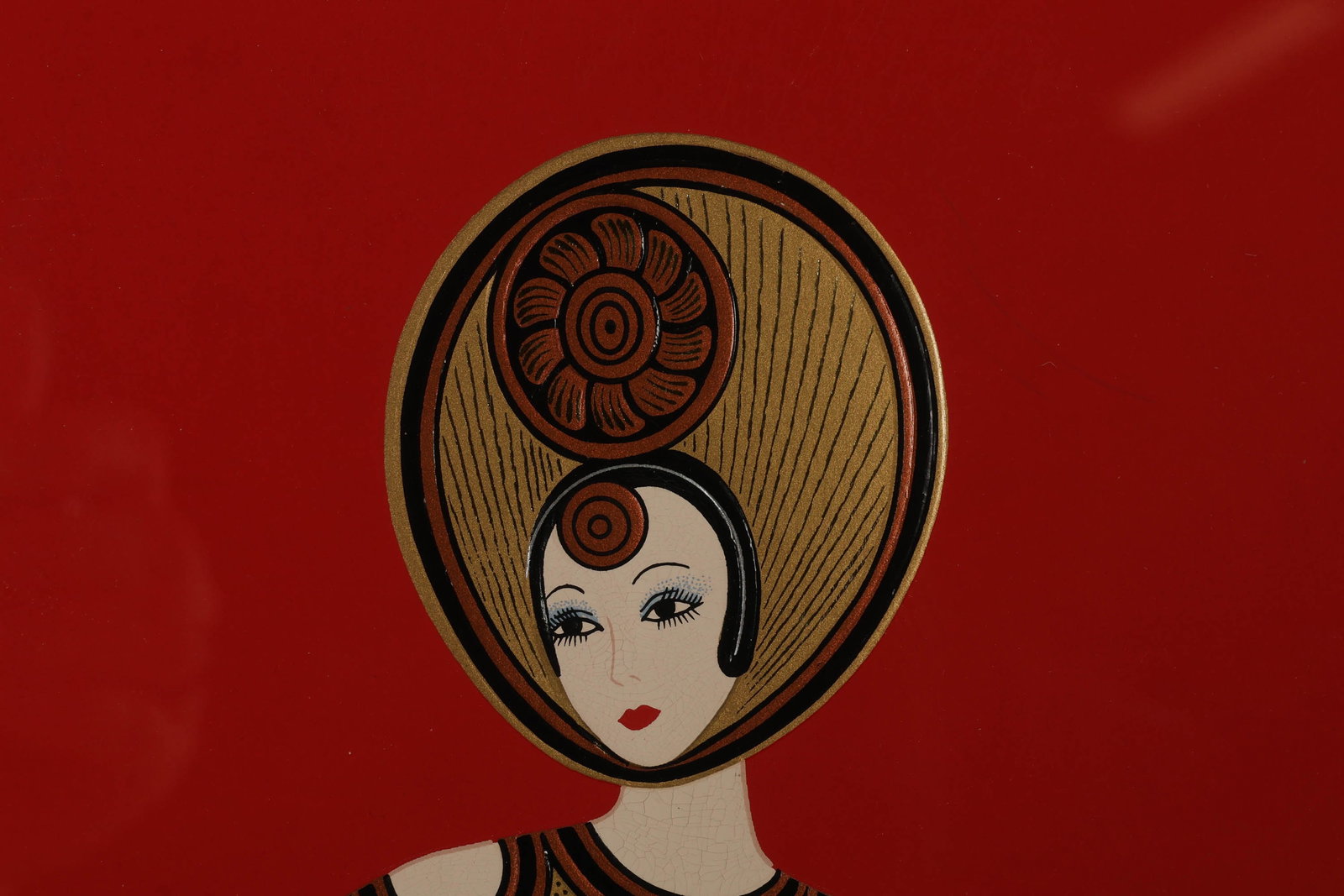 Erte 1892-1990 "Willow Tree" LE Serigraph SIGNED - 3