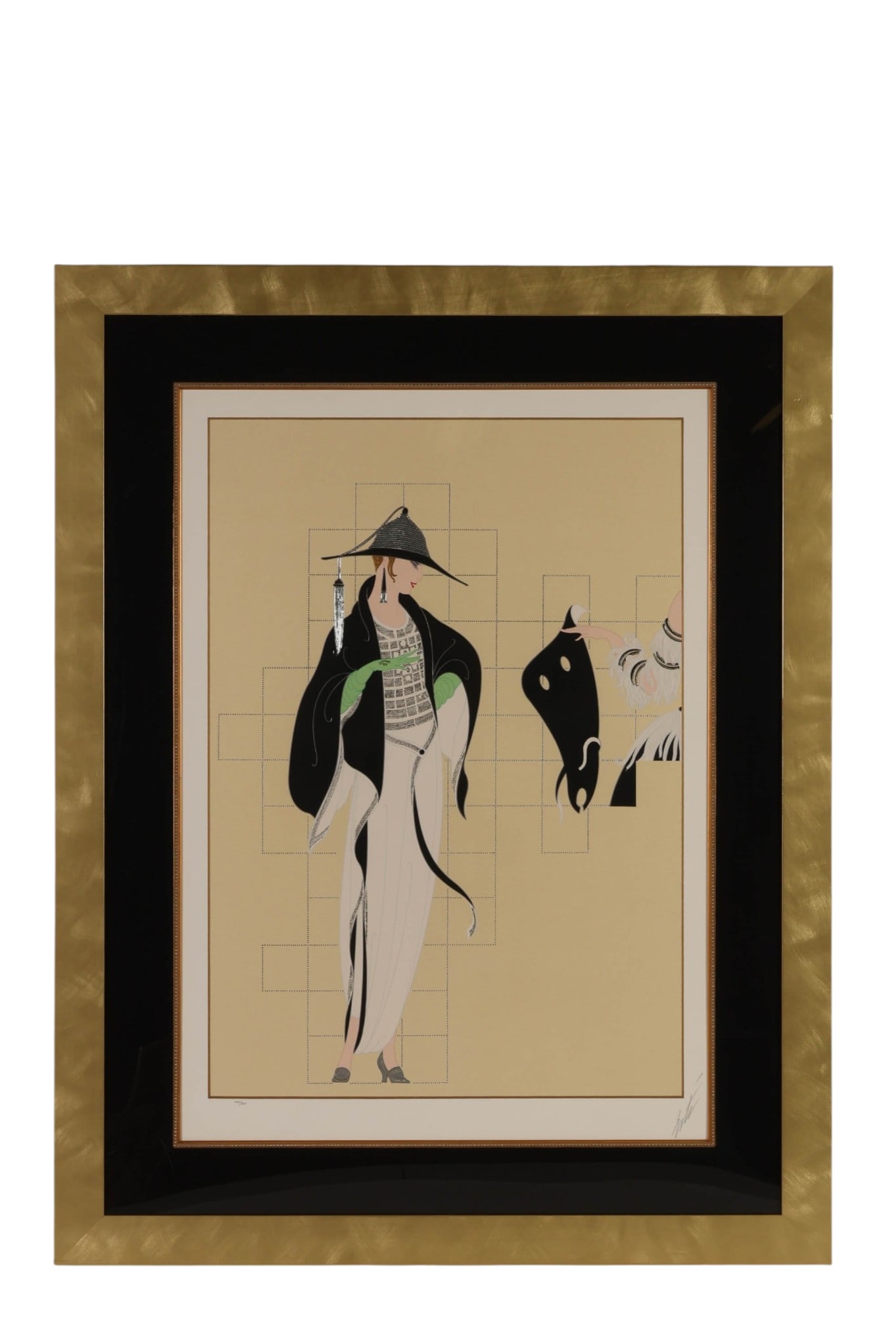 Erte 1892-1990 "Haute" Couture Serigraph SIGNED (1 of 8)