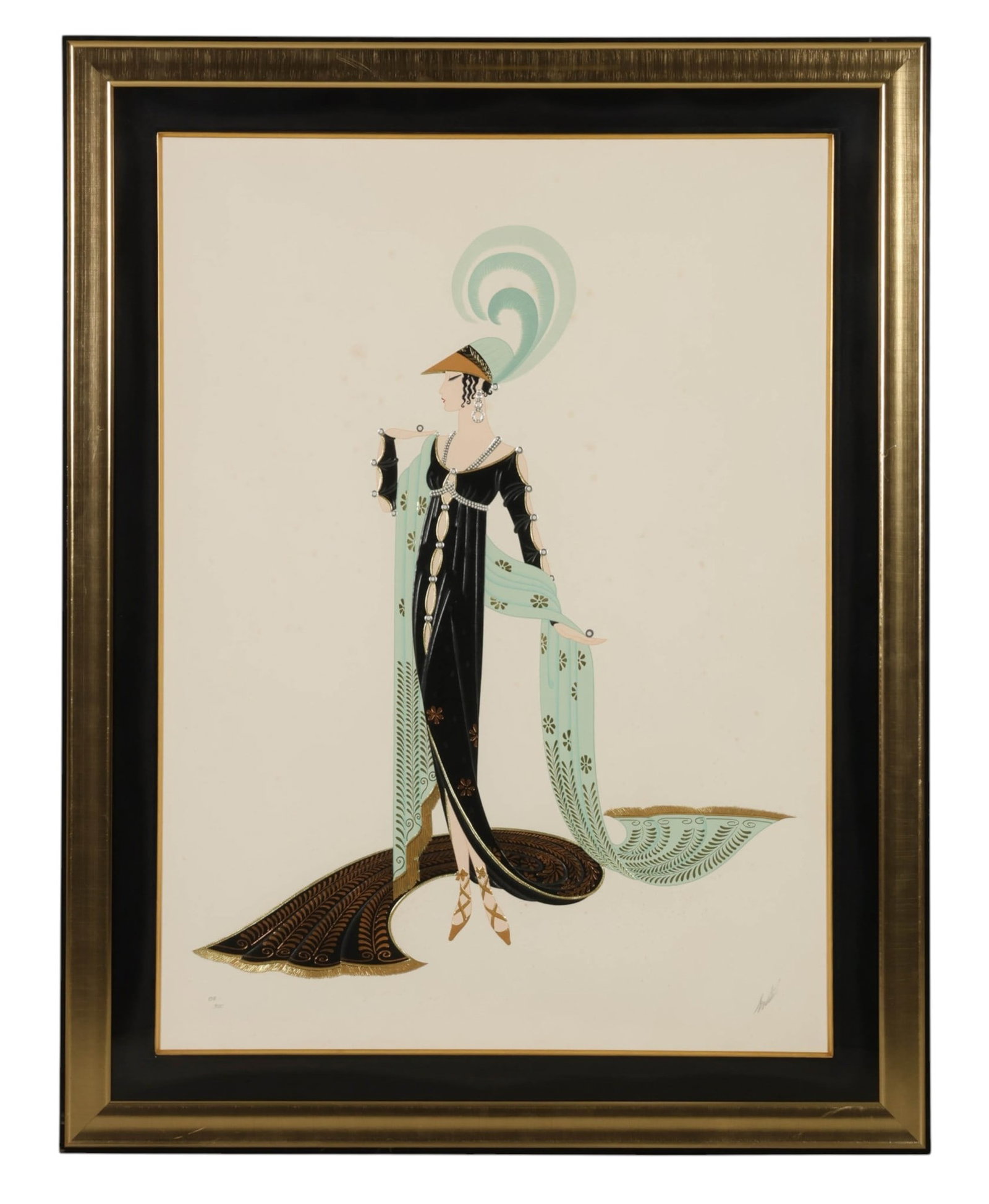 Erte 1892-1990 "Directoire" LE Serigraph SIGNED (1 of 8)