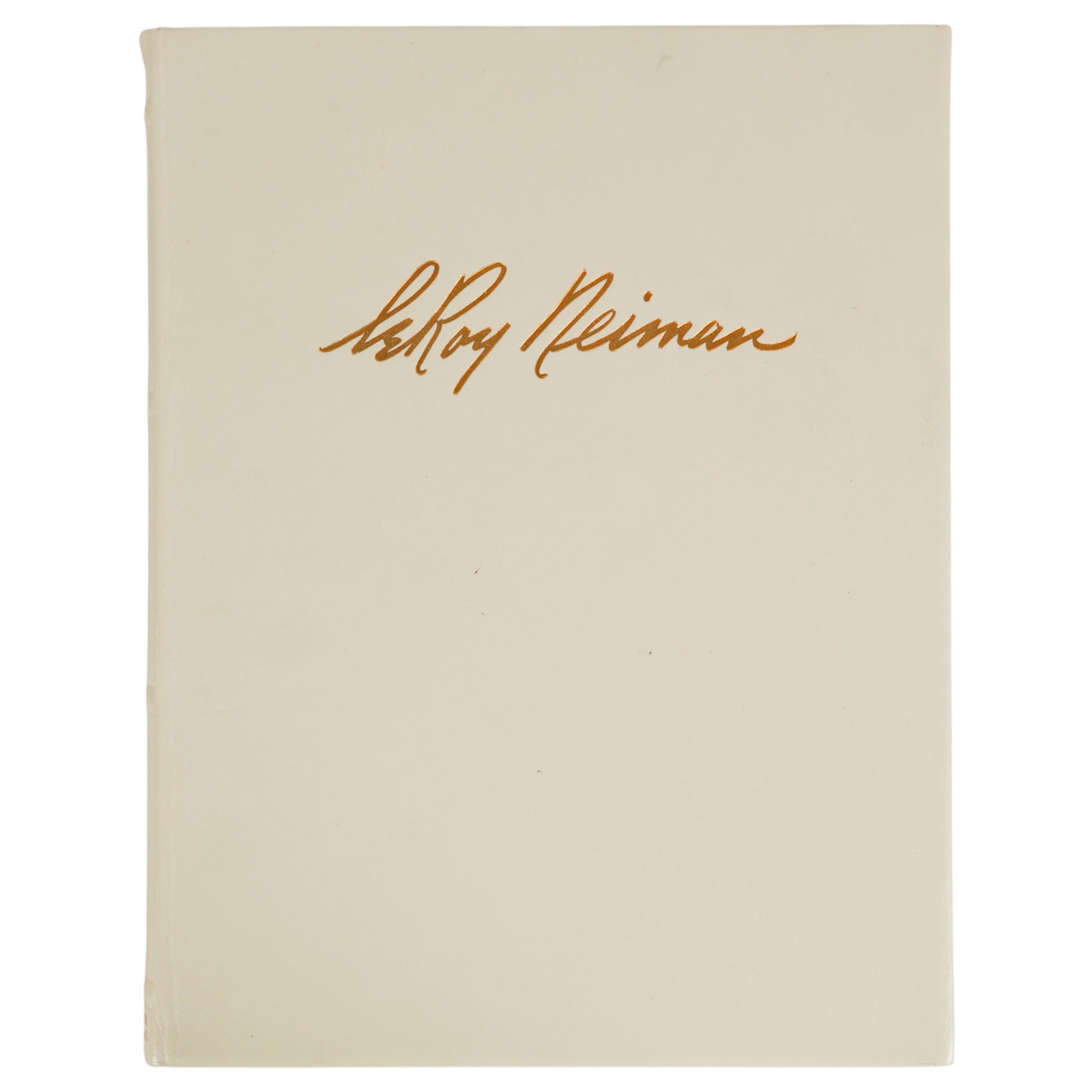 Leroy Neiman "Winners" Artist Deluxe Book SIGNED: LeRoy Neiman (American, 1921-2012), Winners, deluxe leatherbound limited edition art book featuring Neiman's sporting imagery. Autographed by the artist with the signature located on the limitation pa
