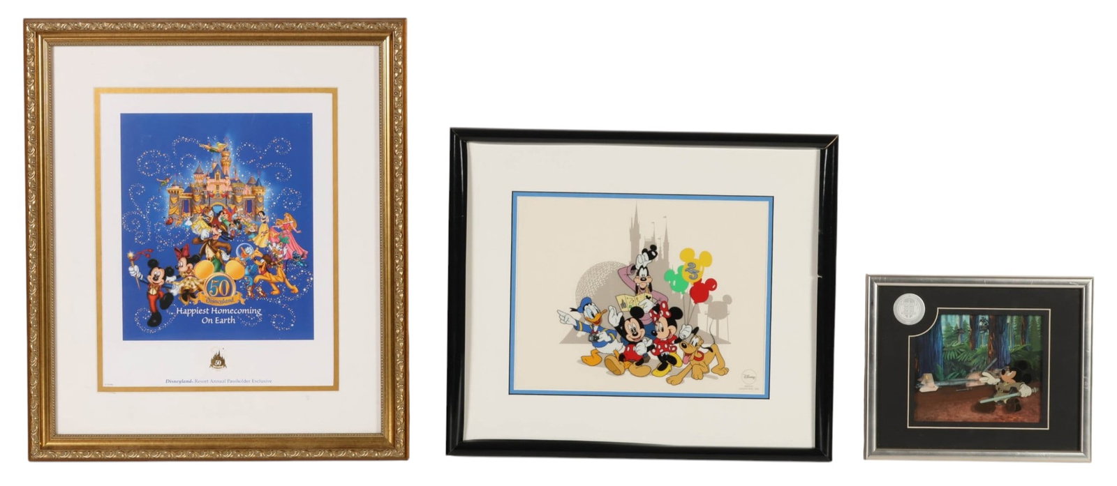 Walt Disney Limited Edition Animation Art 3pc LOT (1 of 10)