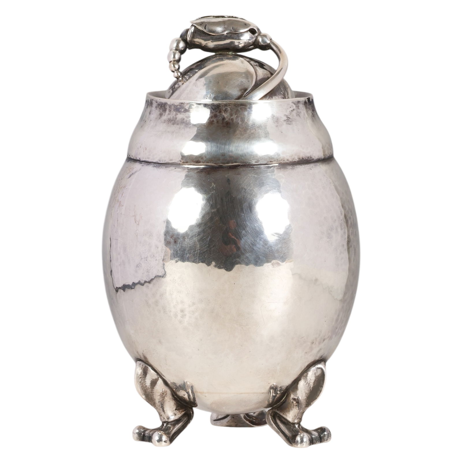 Georg Jensen Blossom Sterling Silver Sugar Bowl (1 of 6)