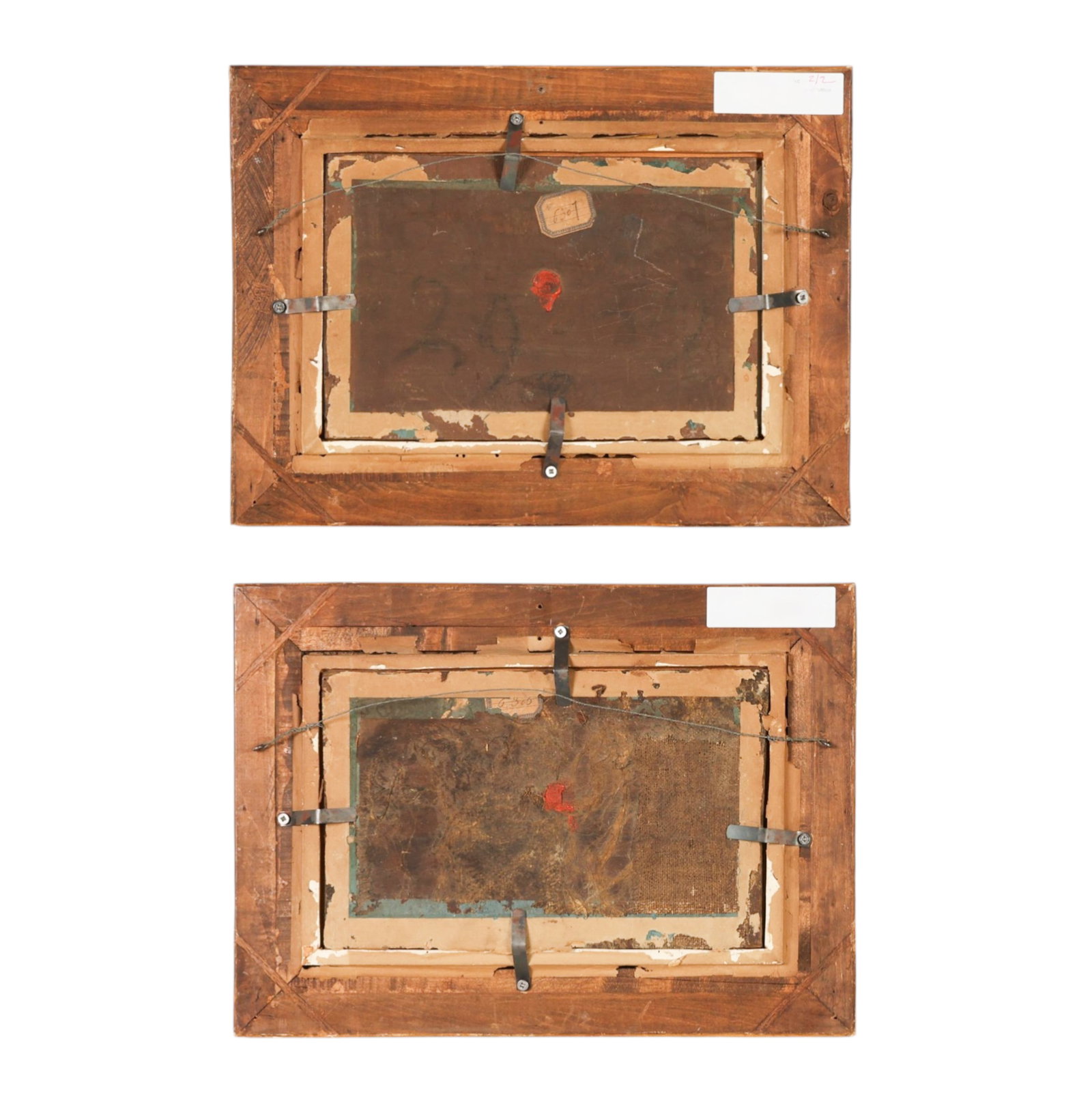 Claude Hamon Duplessis 1722-1802 Two Paintings - 10