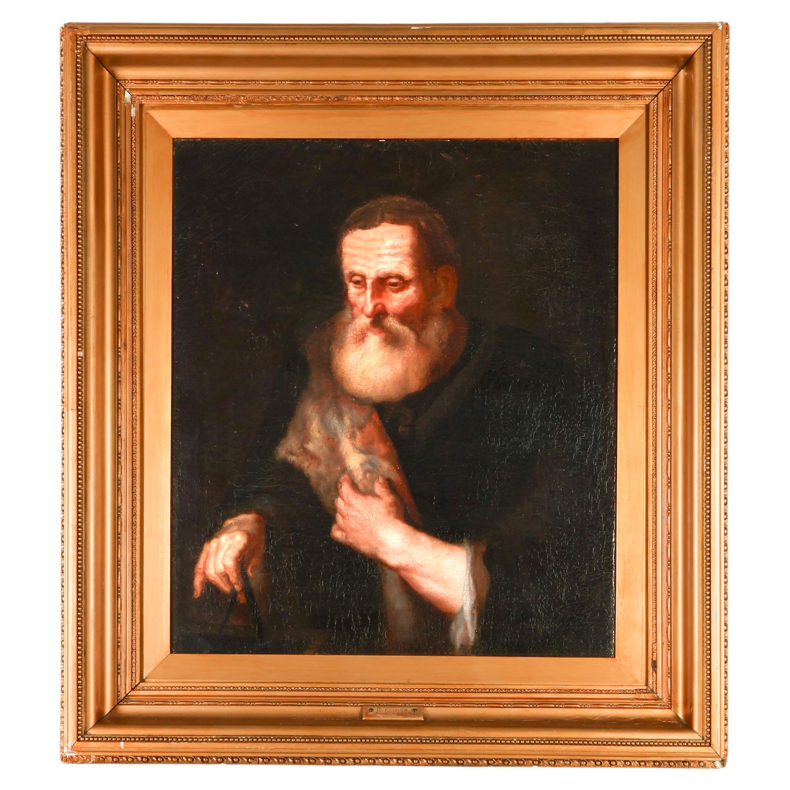 Old Master Portrait Painting Manner Govert Flinck (1 of 10)