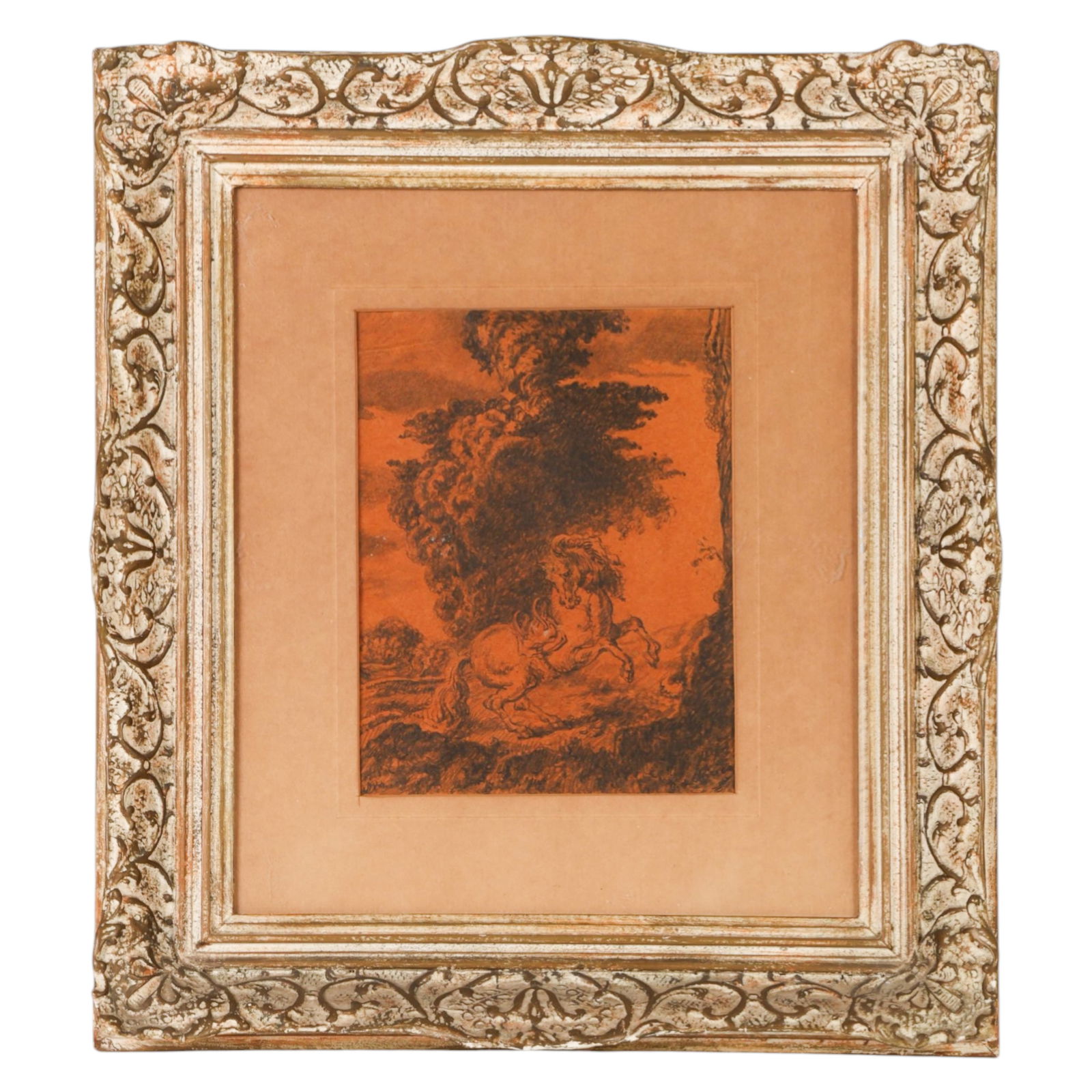 Chirico 1888-1978 Cavallo Spaventato Horse Drawing (1 of 6)