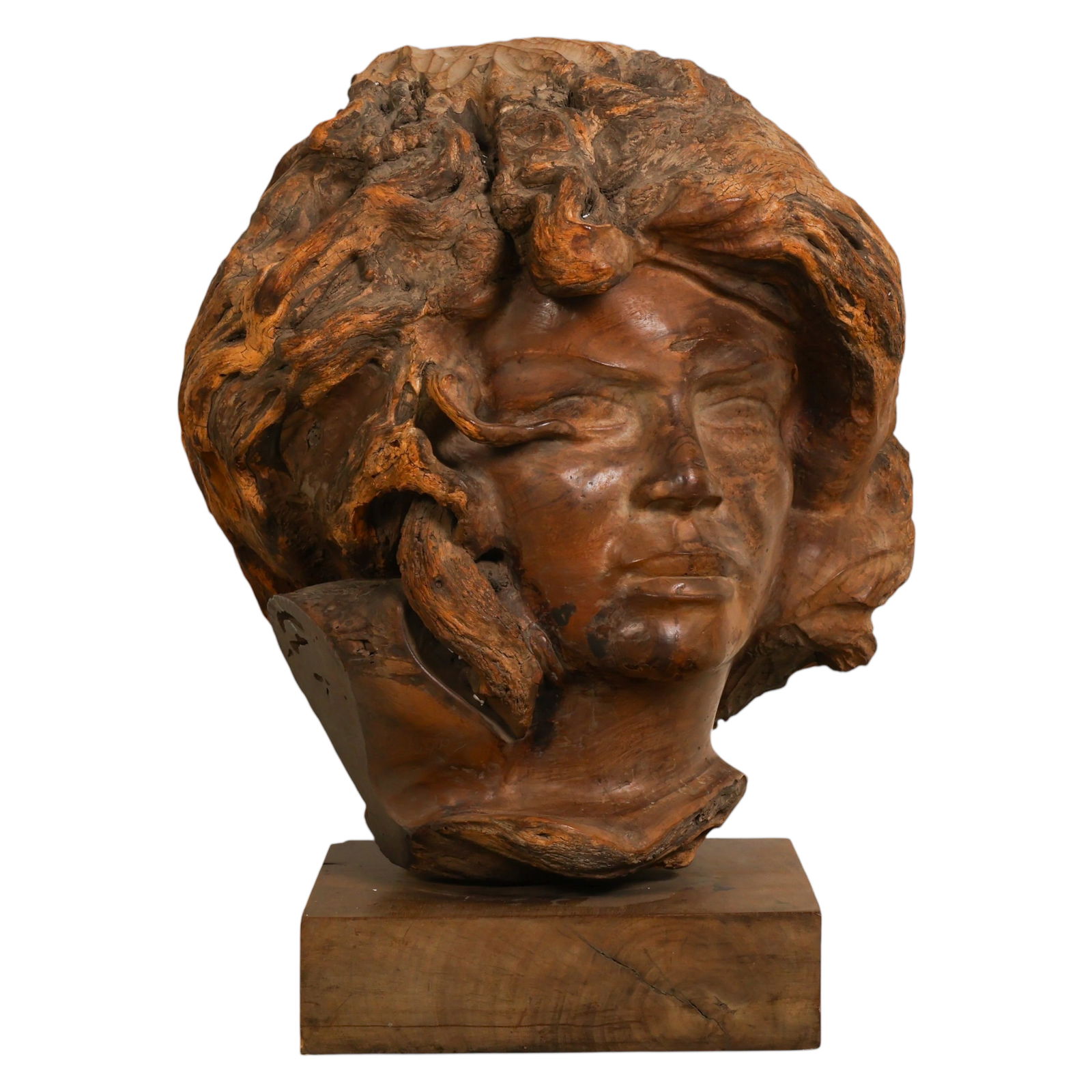 Stepan Erzia 1879-1960 Carved Wood Bust Sculpture (1 of 7)