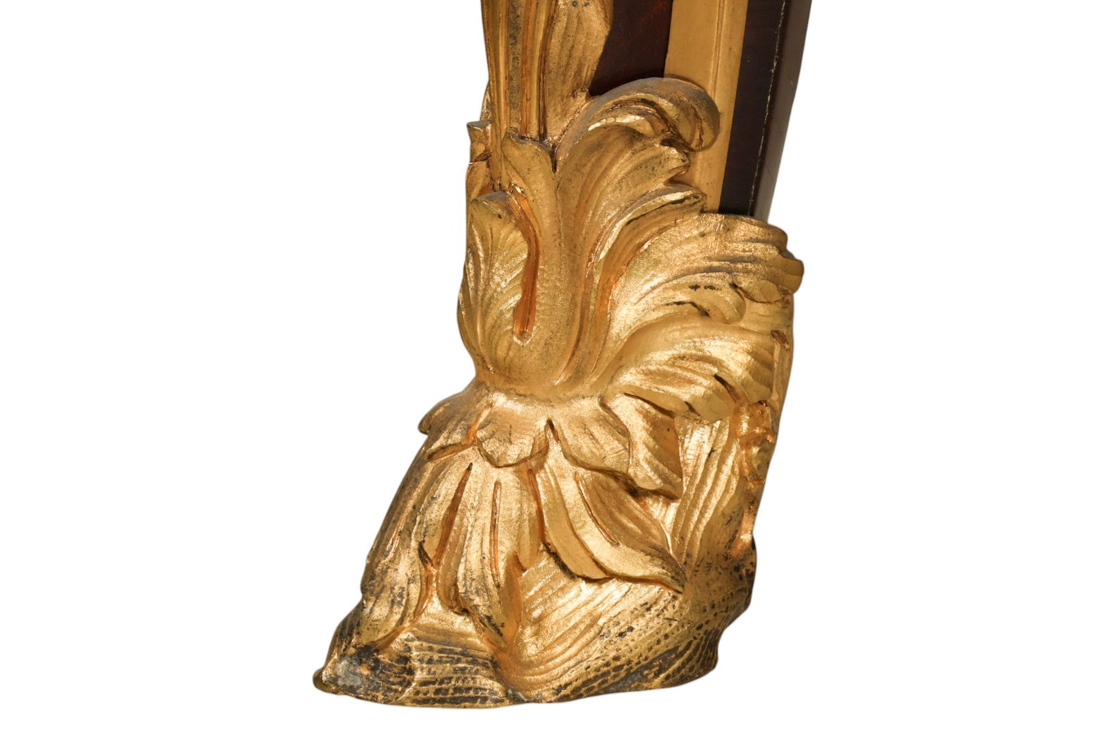 Krieger French Ormolu Marble Top Bombe Commode - 11