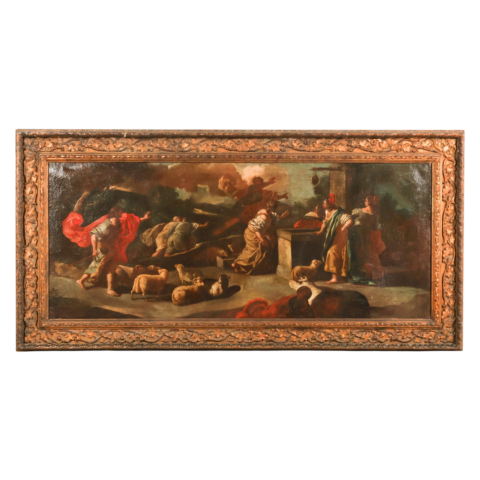 17th Century Biblical Adoration Shepard Painting (1 of 8)