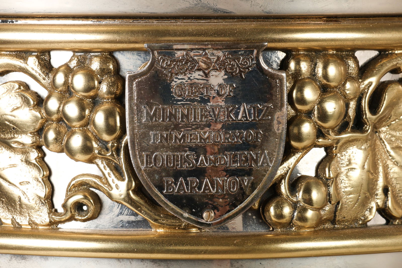 Pair Silver Plate Dedicatory Synagogue Torchieres - 5