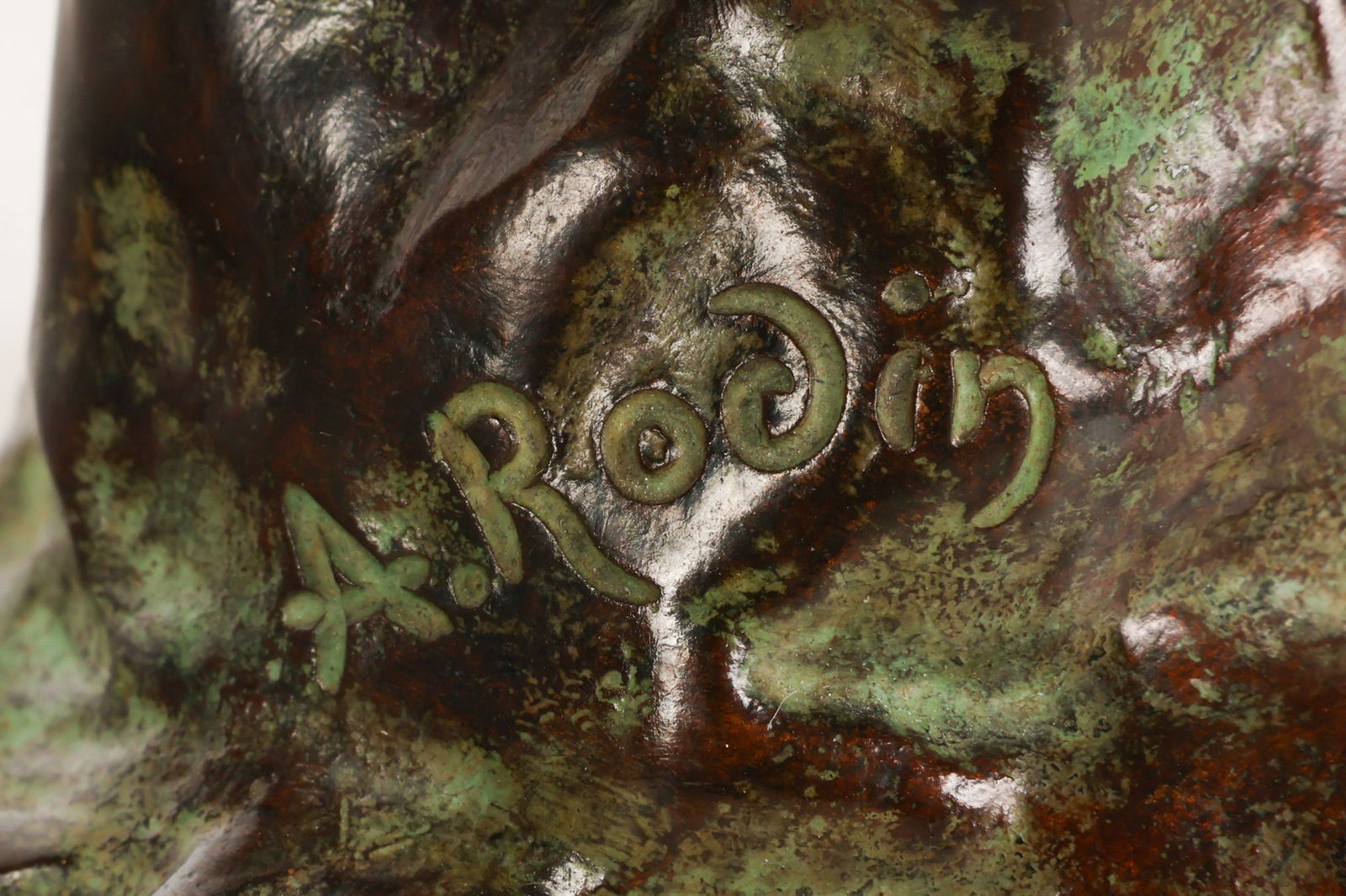 Rodin 1840-1917 Clasping Hand Bronze Sculpture - 7