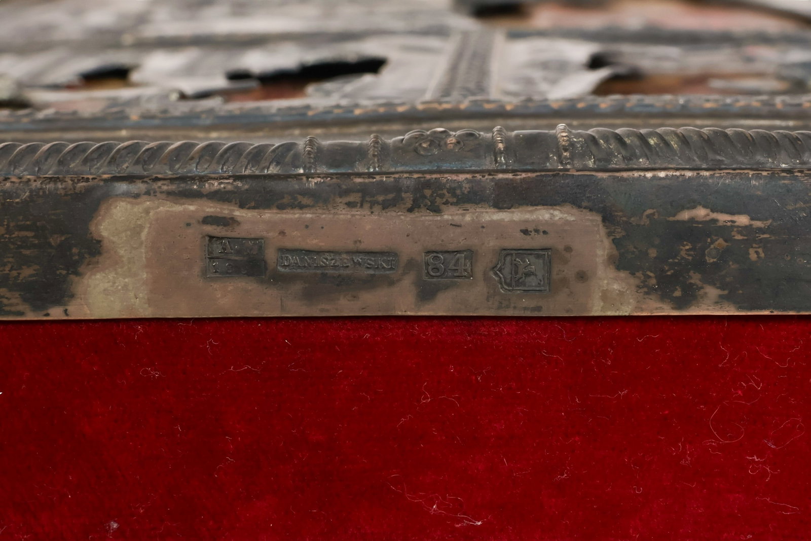 Russian 84 Silver Oklad Icon John the Baptist - 4