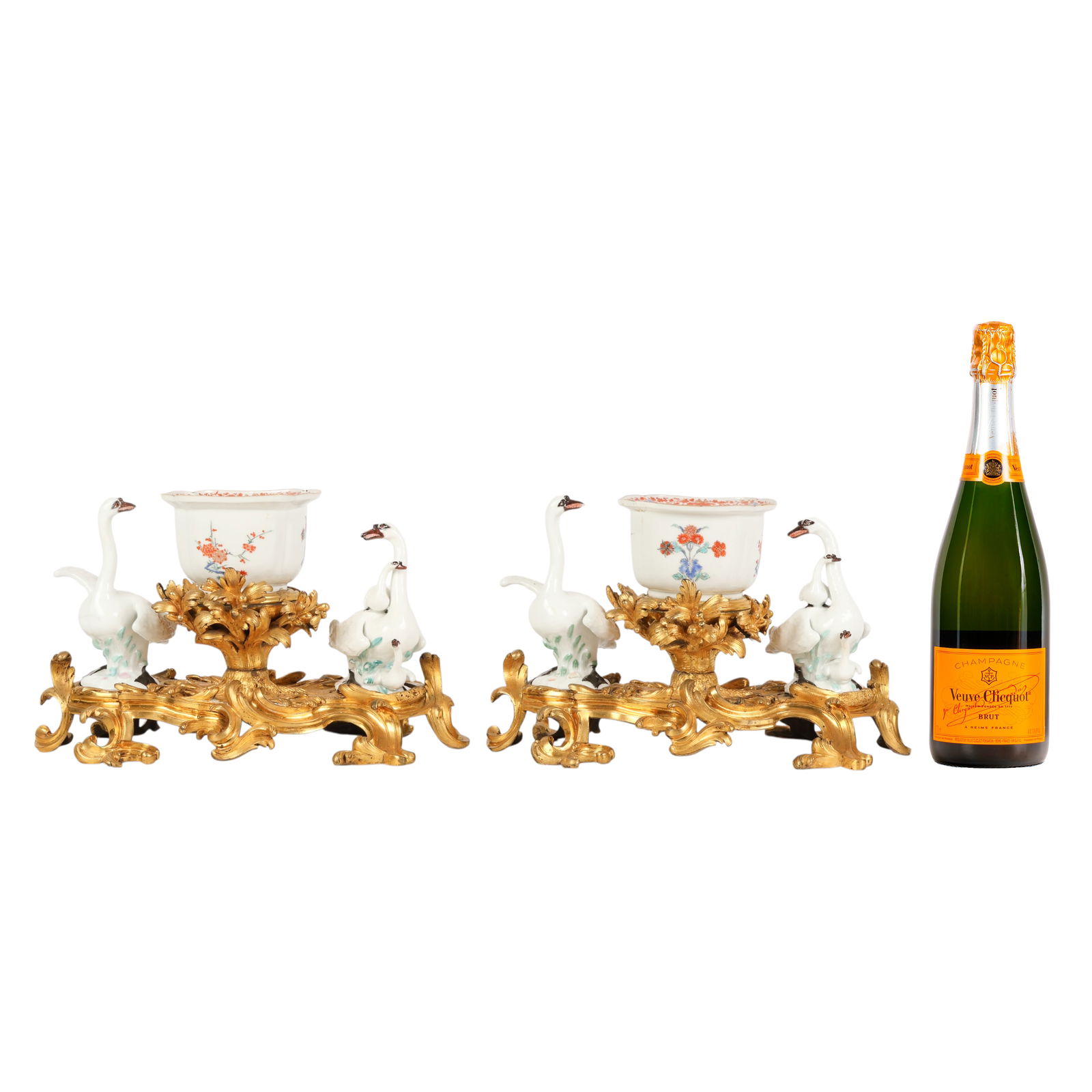 Meissen 18C Johann Joachim Kandler Swan Cachepots - 2