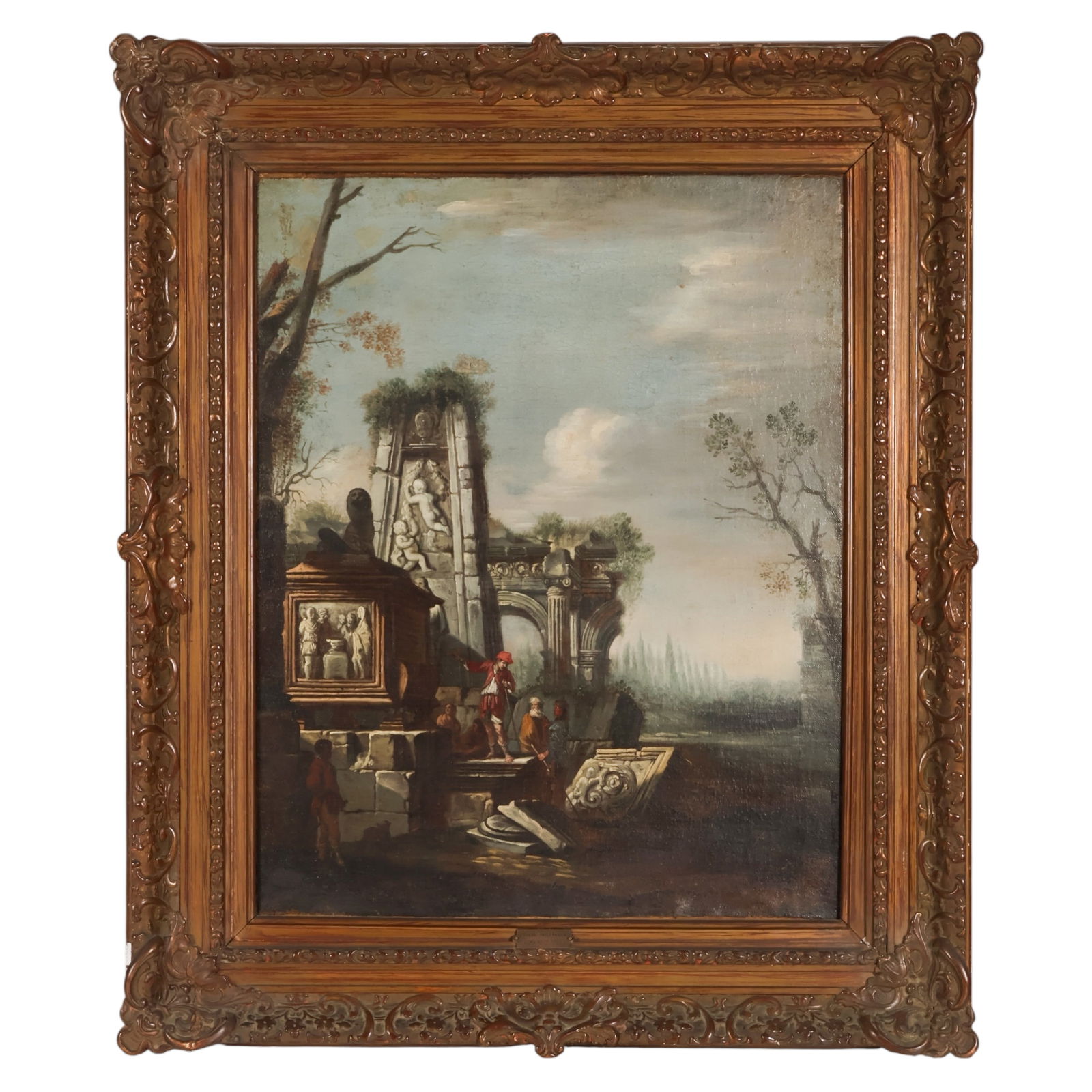 Giovanni Panini 1691-1765 Rome Capriccio Painting (1 of 7)