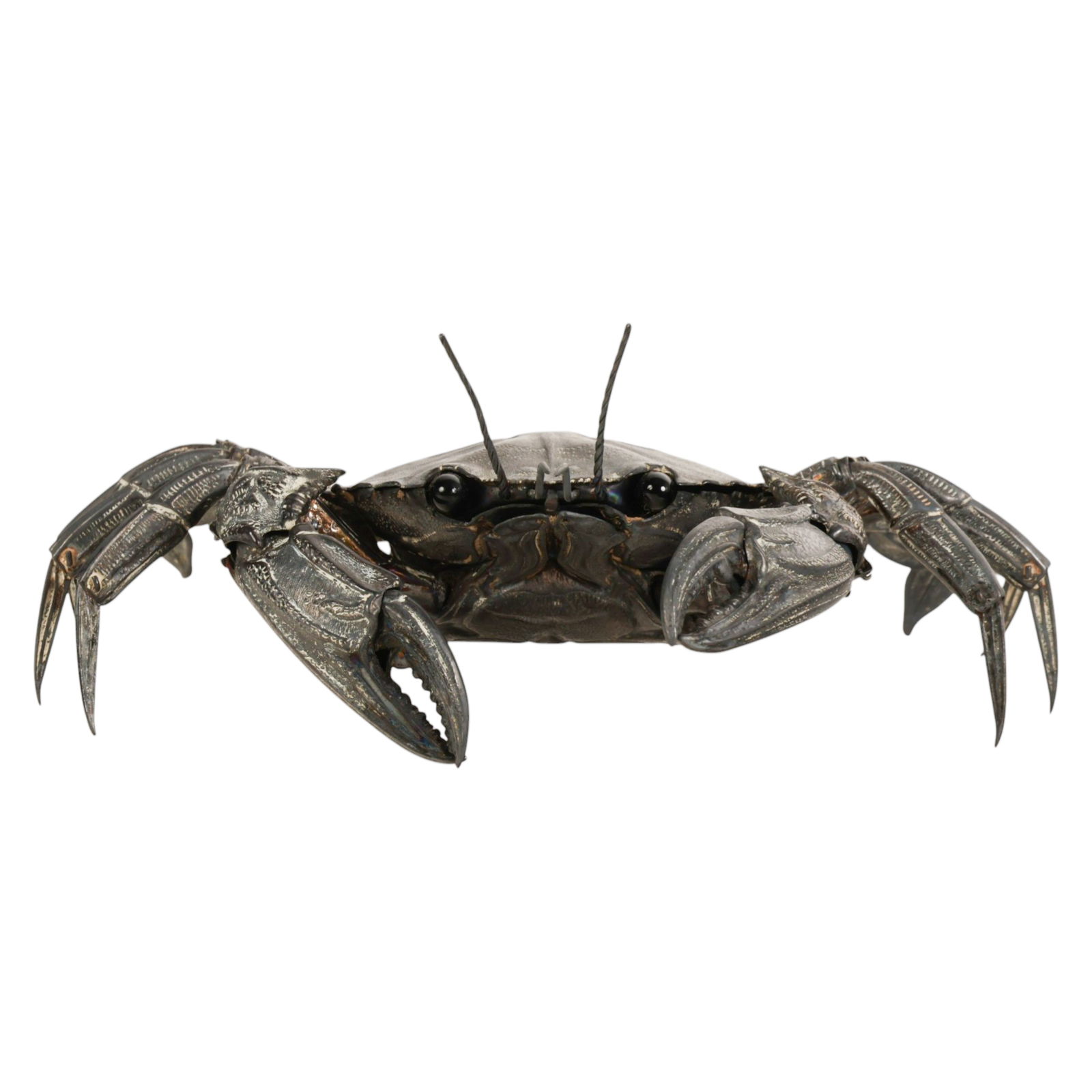 Spanish Silver Articulated Crab Figurine 130g. (1 of 8)
