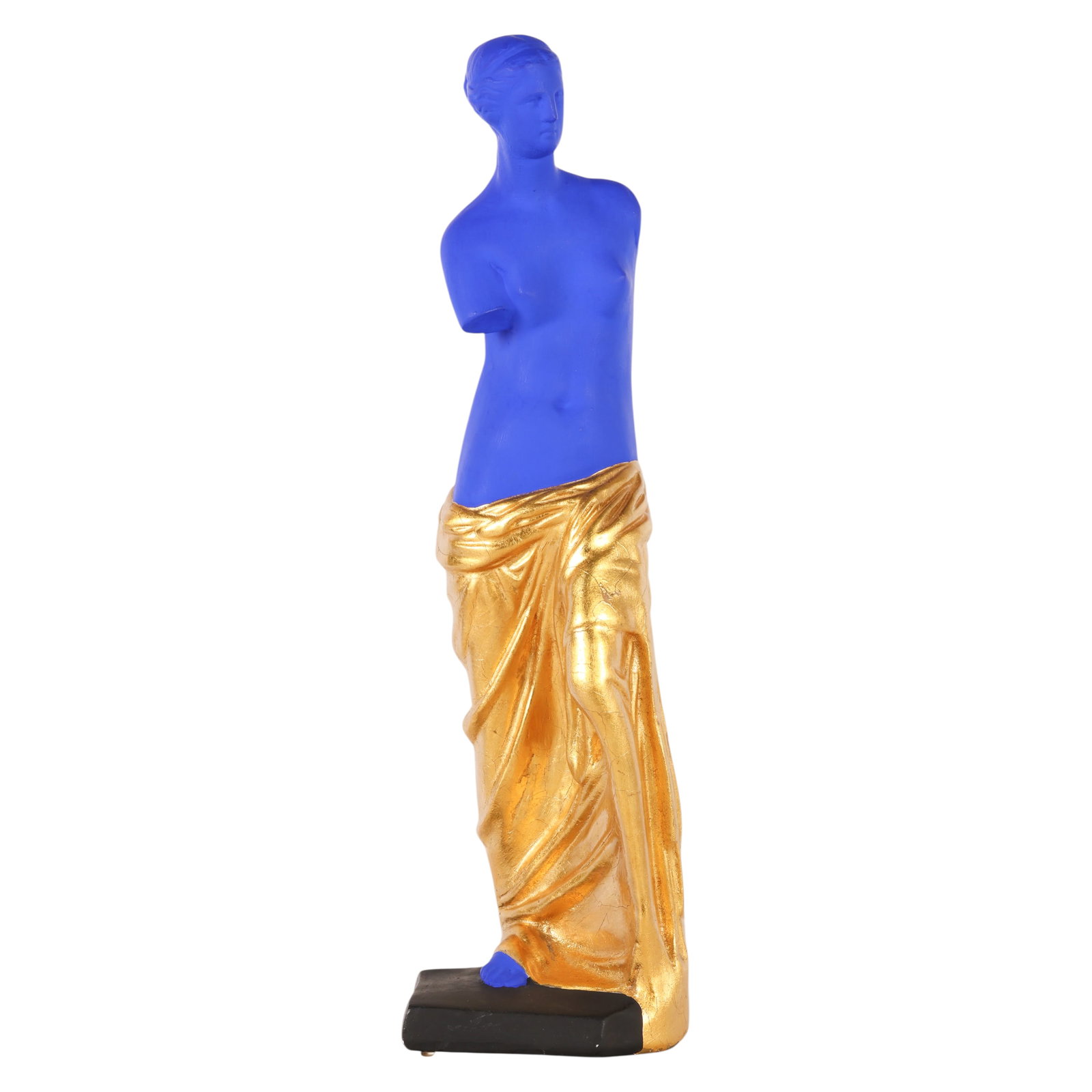 Enrique Mancini 20C. Blue Venus Painted Sculpture (1 of 9)