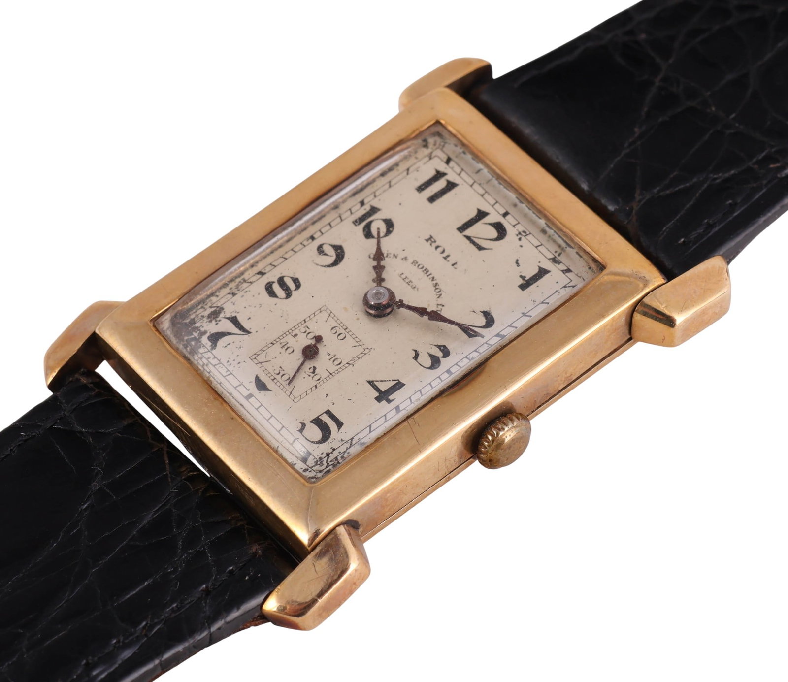 Rolex 9k Ref. 868 Mobile Lugs Rectangular Watch - 4