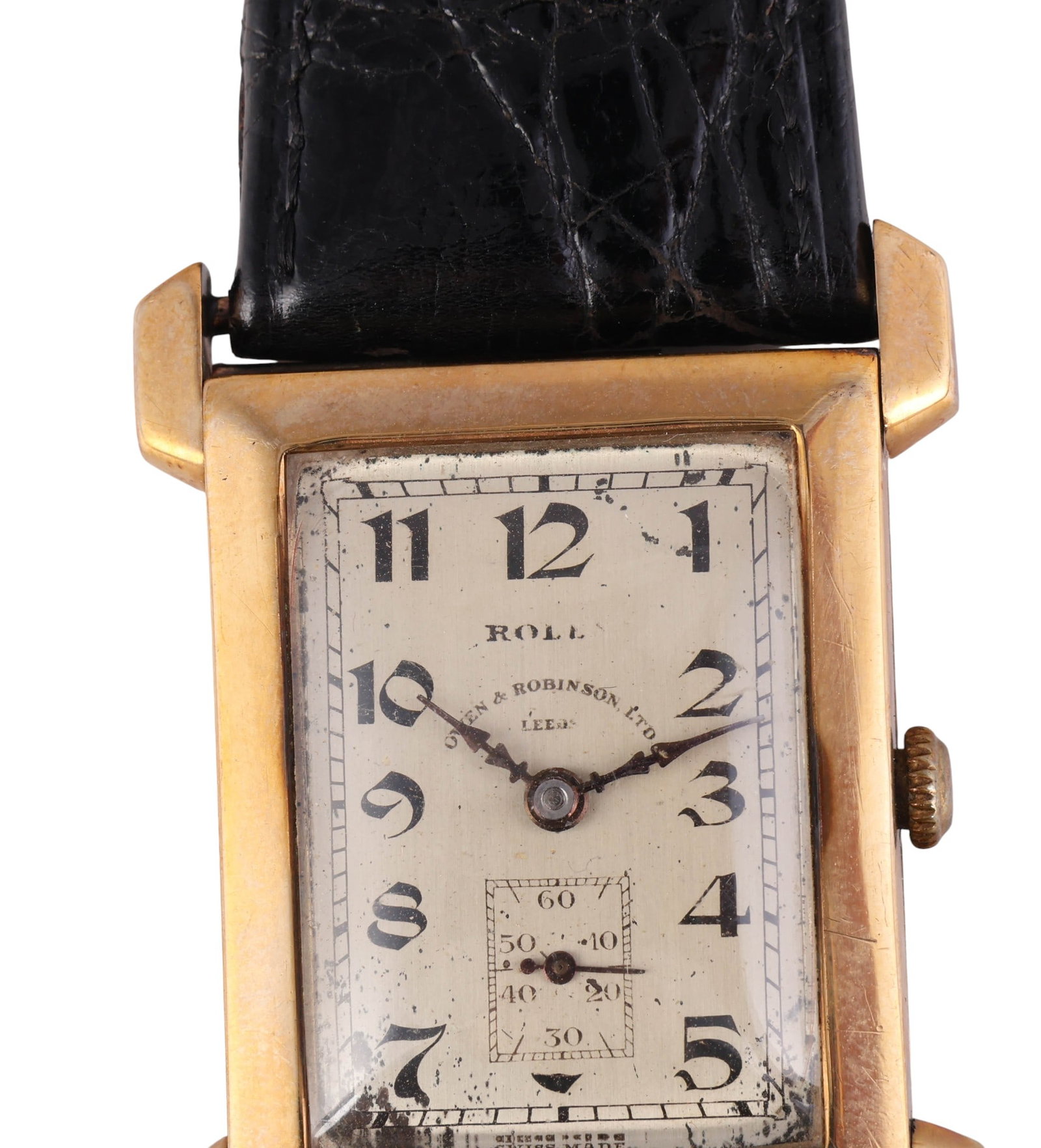 Rolex 9k Ref. 868 Mobile Lugs Rectangular Watch - 7