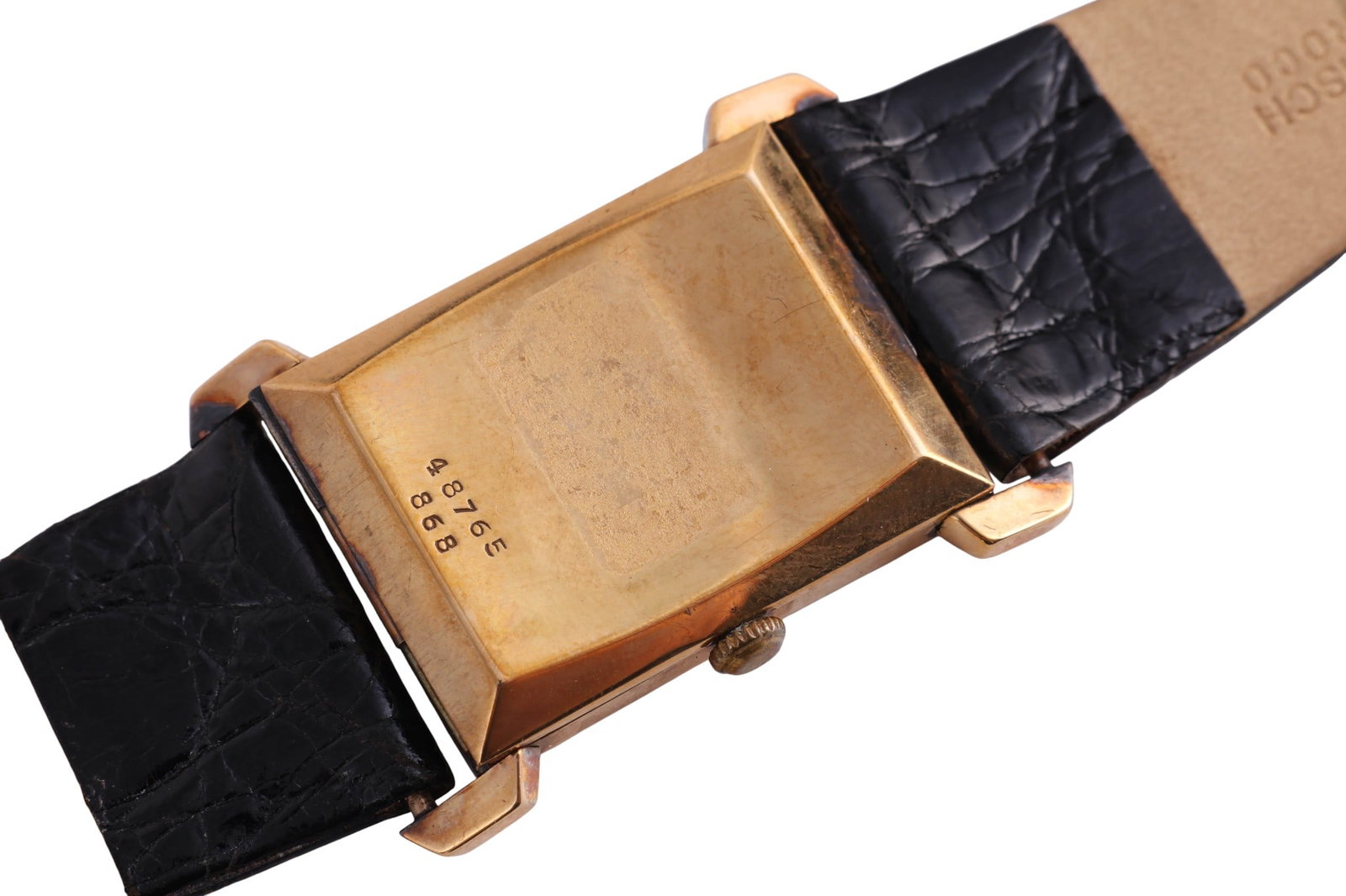 Rolex 9k Ref. 868 Mobile Lugs Rectangular Watch - 8