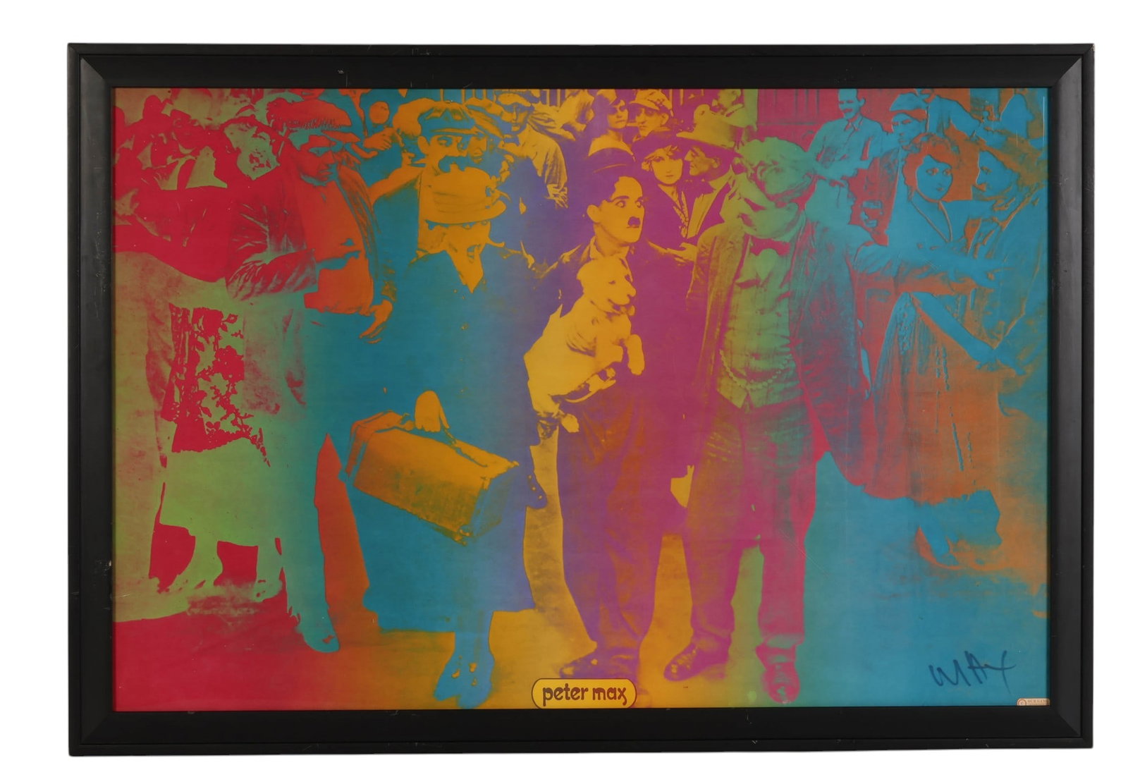 Peter Max b.1937 Vintage "Our Gang" Poster SIGNED (1 of 7)