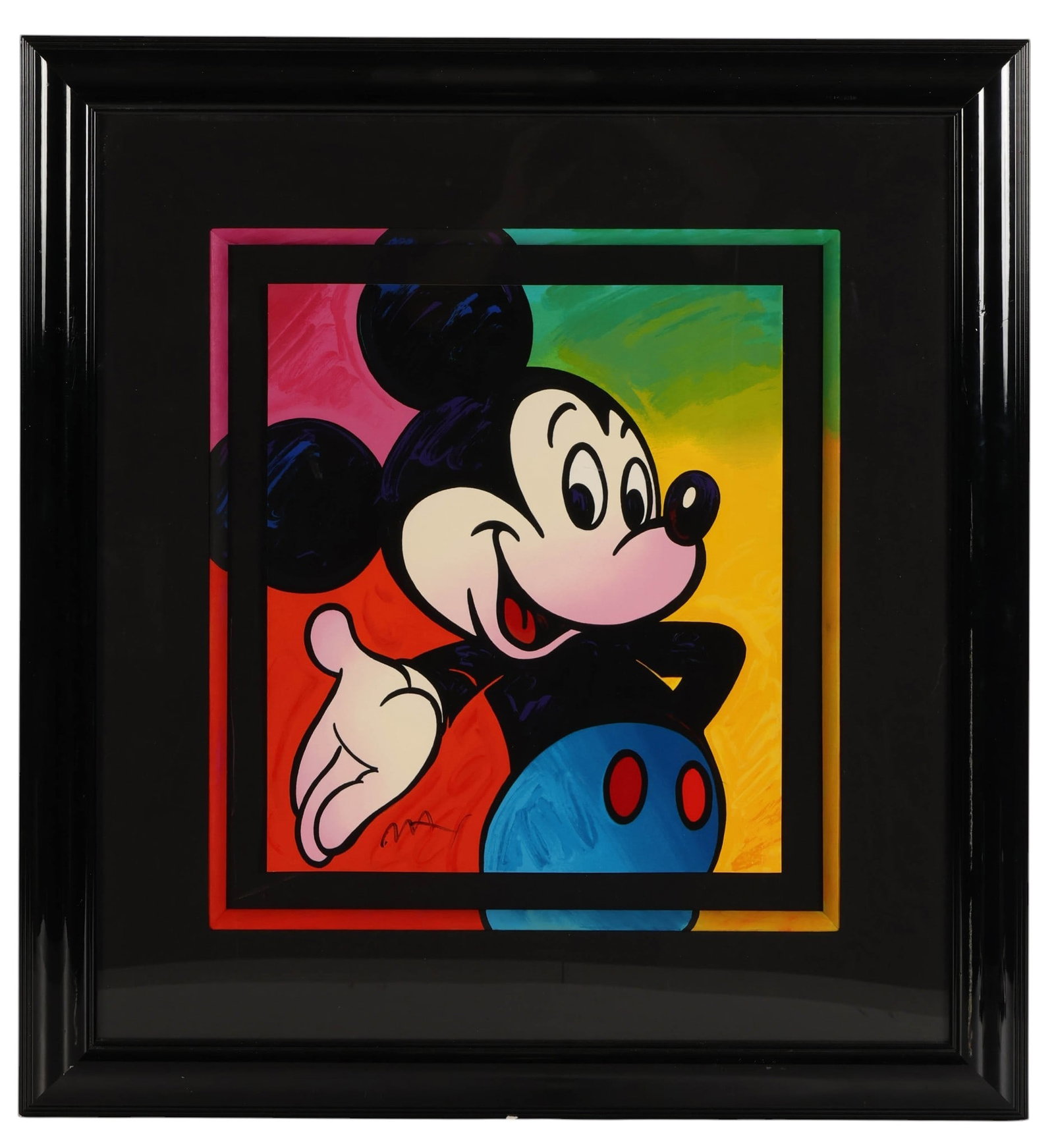 Peter Max b.1937 Mickey Mouse Painting SIGNED (1 of 6)