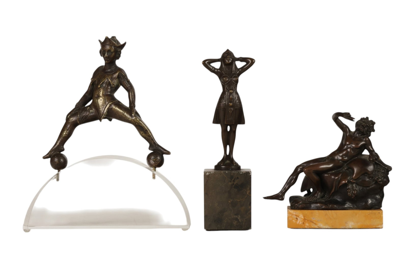 Grand Tour and Art Deco Bronze Sculptures 3pc LOT (1 of 6)