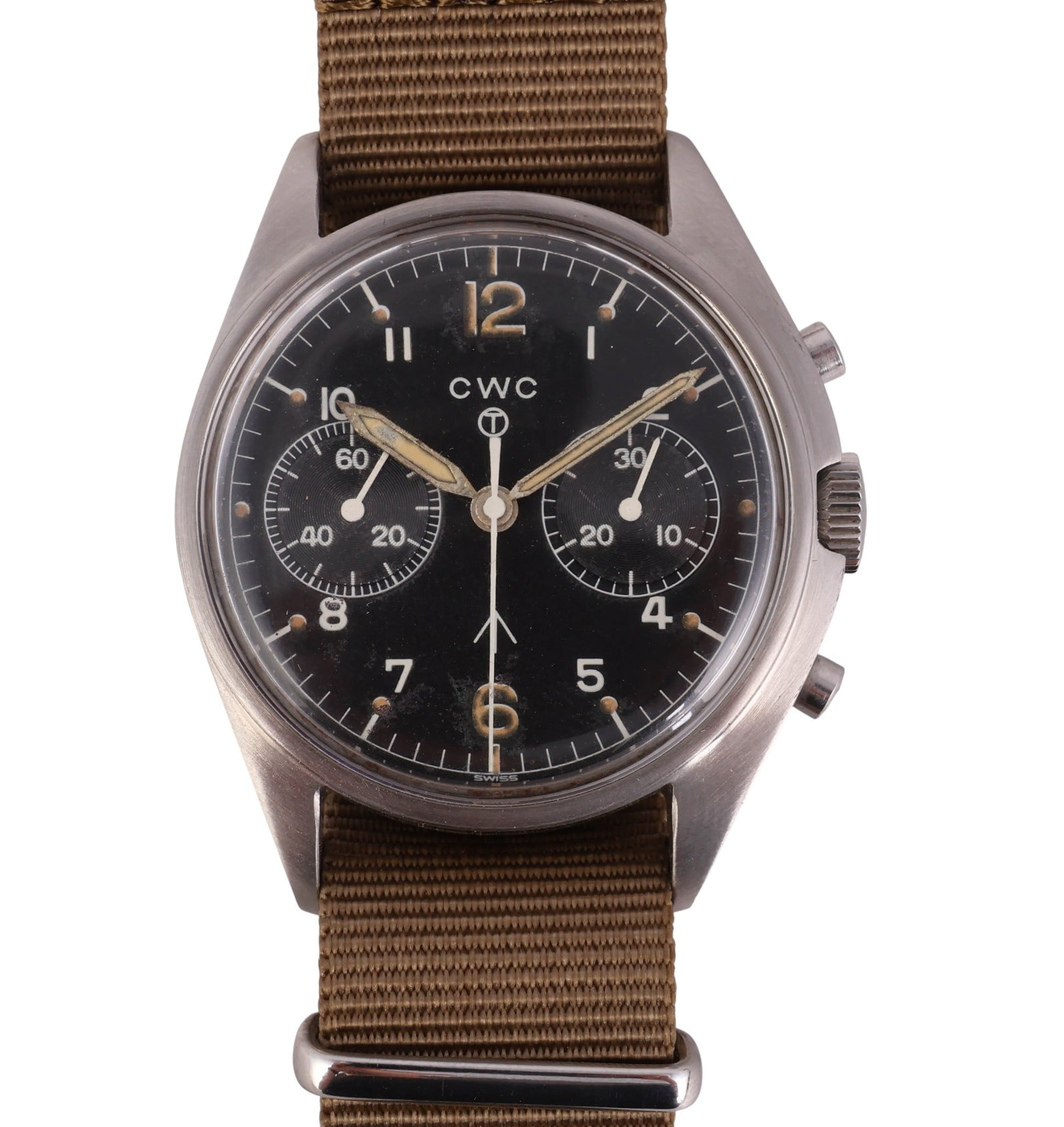 CWC 1981 British Military Chronograph Wristwatch (1 of 8)