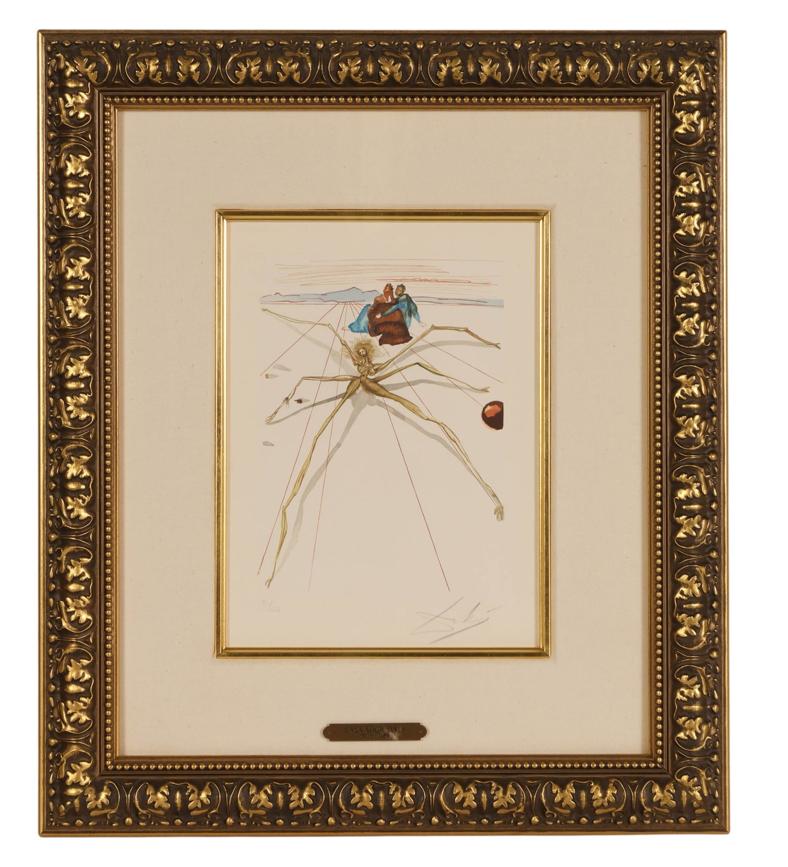 Arachne Divine Comedy Series Lithograph after Dali (1 of 7)