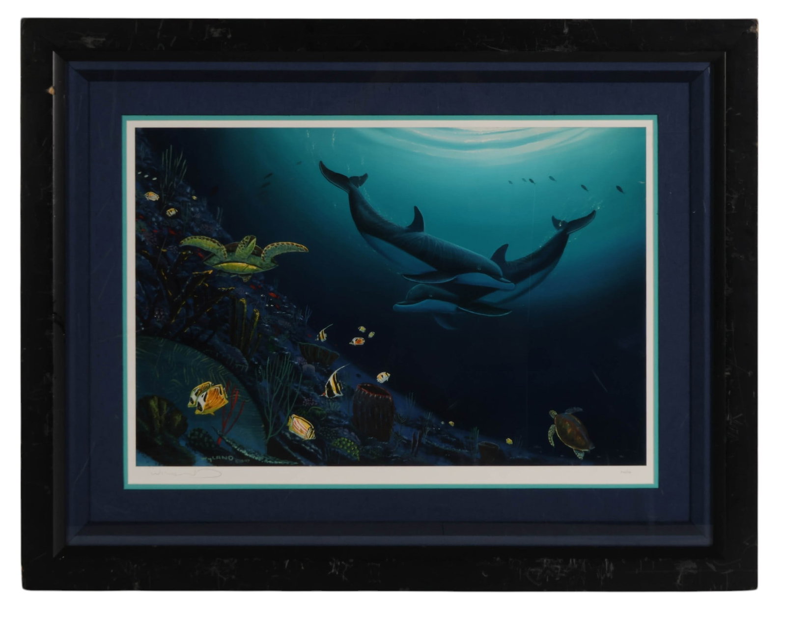 Robert Wyland b.1956 Ocean Reef Lithograph SIGNED (1 of 7)