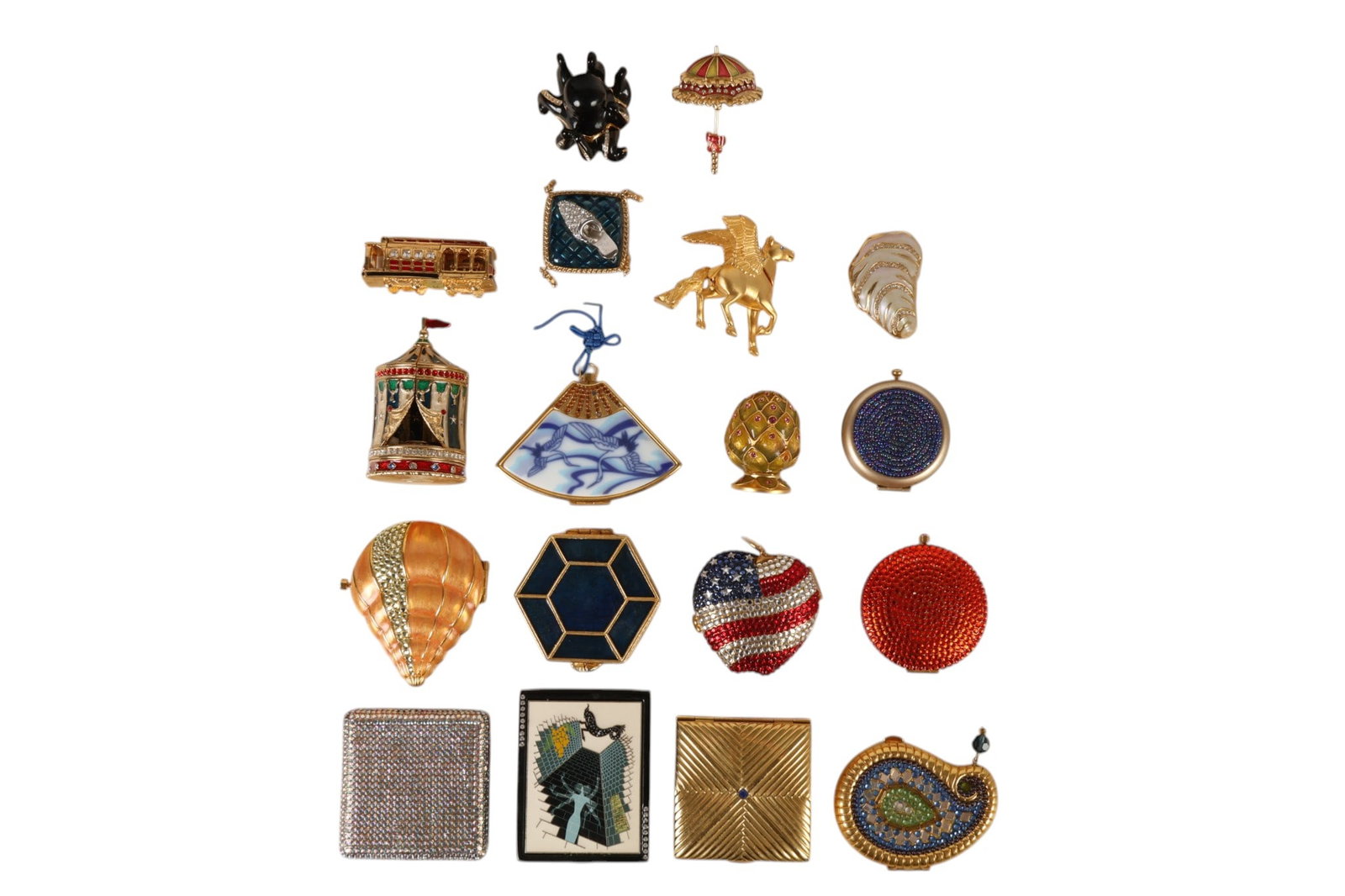 Estee Lauder Enamel Solid Perfume and Compact LOT (1 of 7)