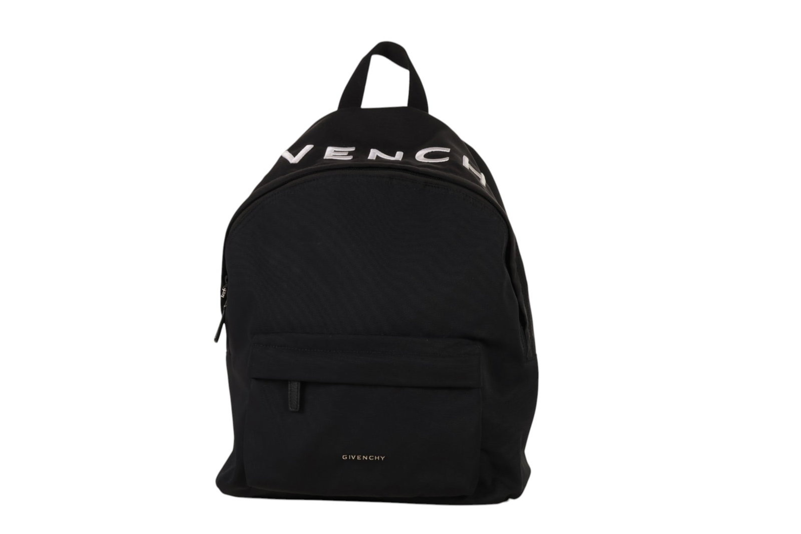 Givenchy Italy Black Nylon Logo Designer Backpack (1 of 7)