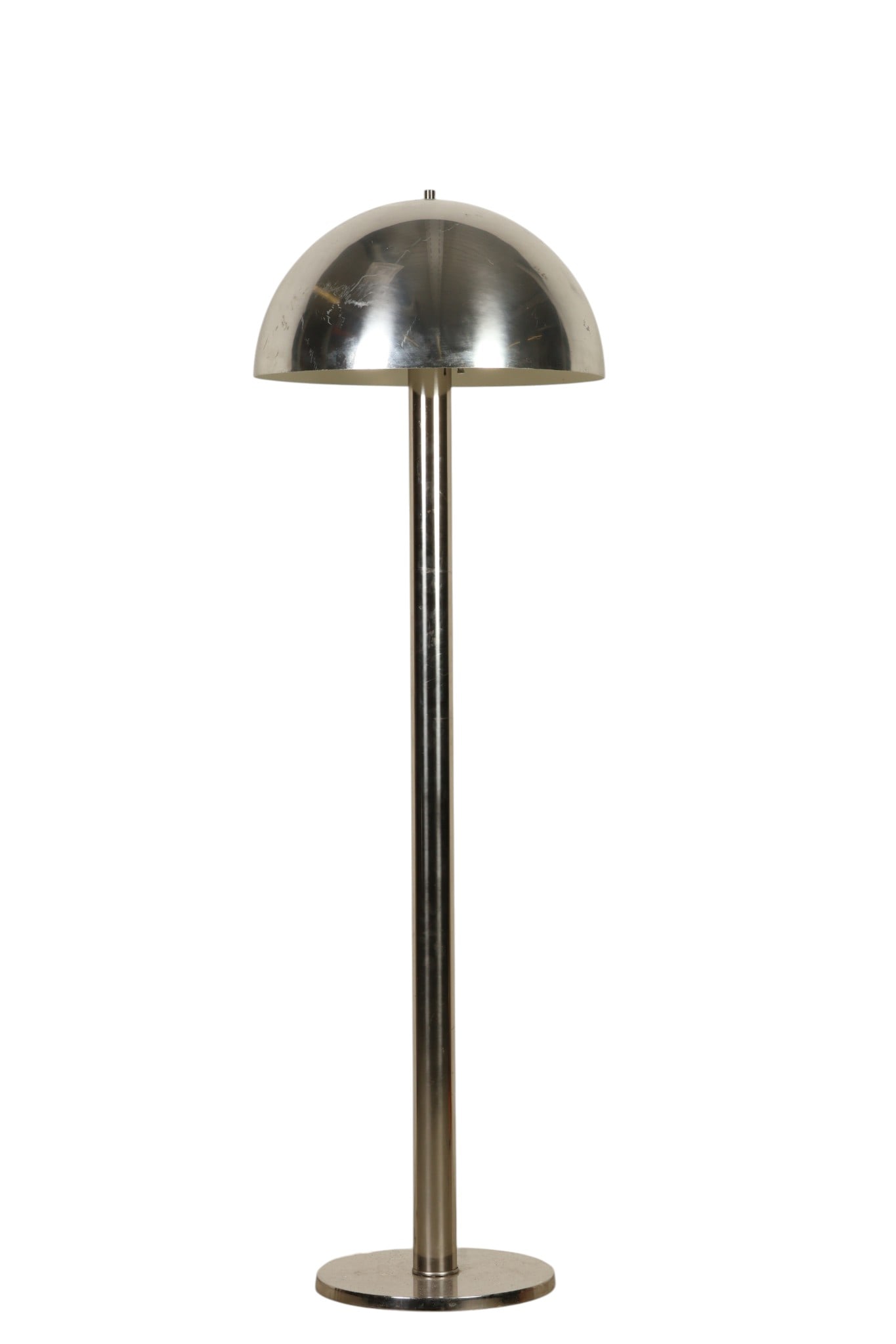 1970s Chrome Metal Fungo Mushroom Style Floor Lamp (1 of 7)