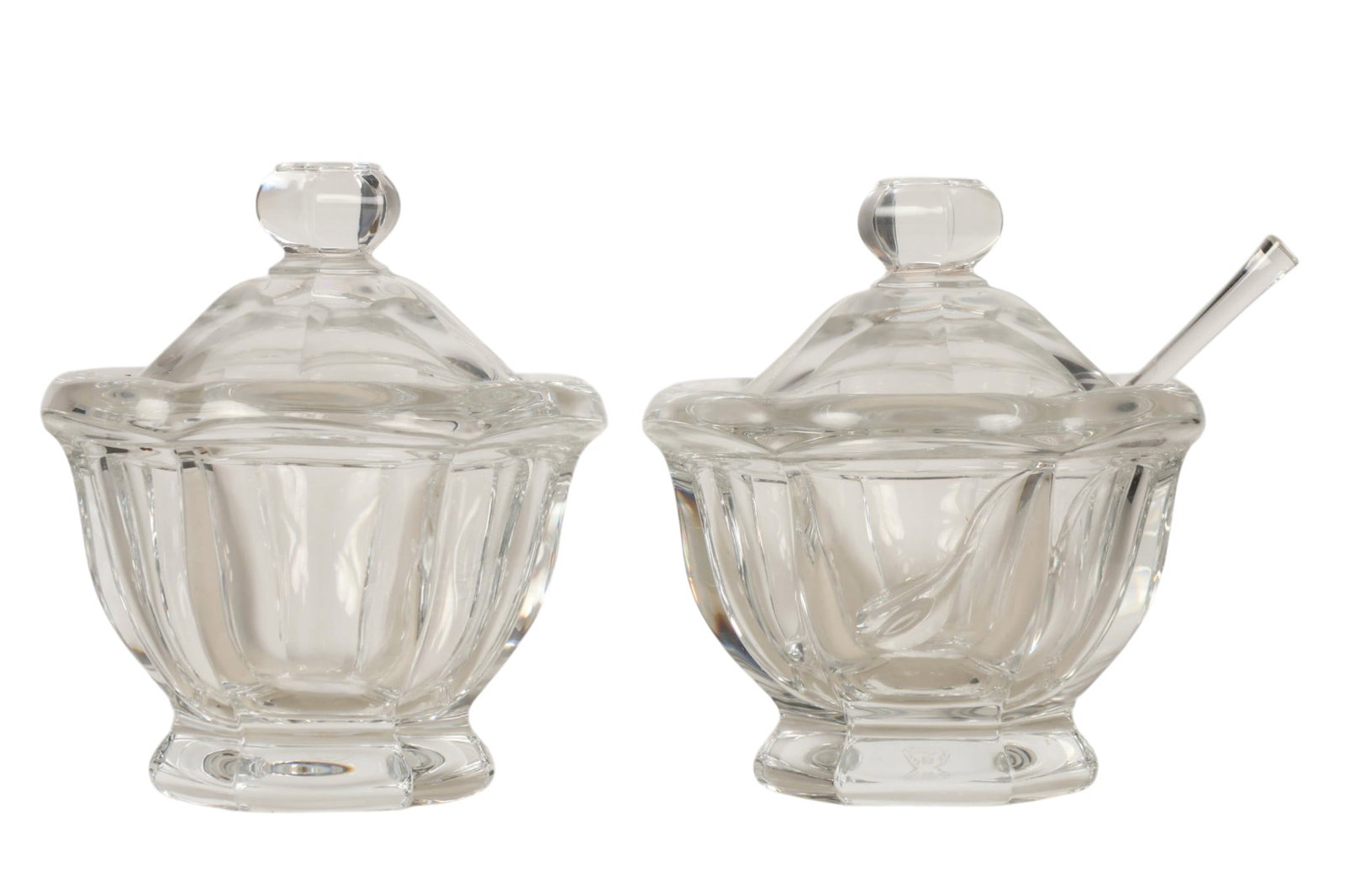 Baccarat Crystal Harcourt Jelly and Mayo Bowls LOT (1 of 6)