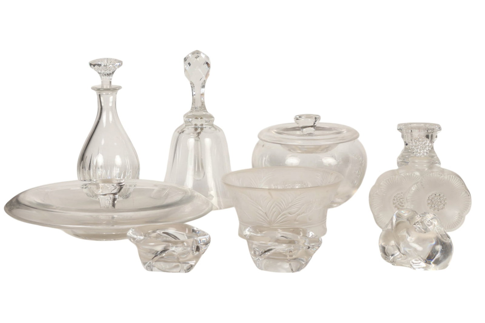 Baccarat Lalique Steuben Tiffany Cartier 10pc LOT (1 of 8)