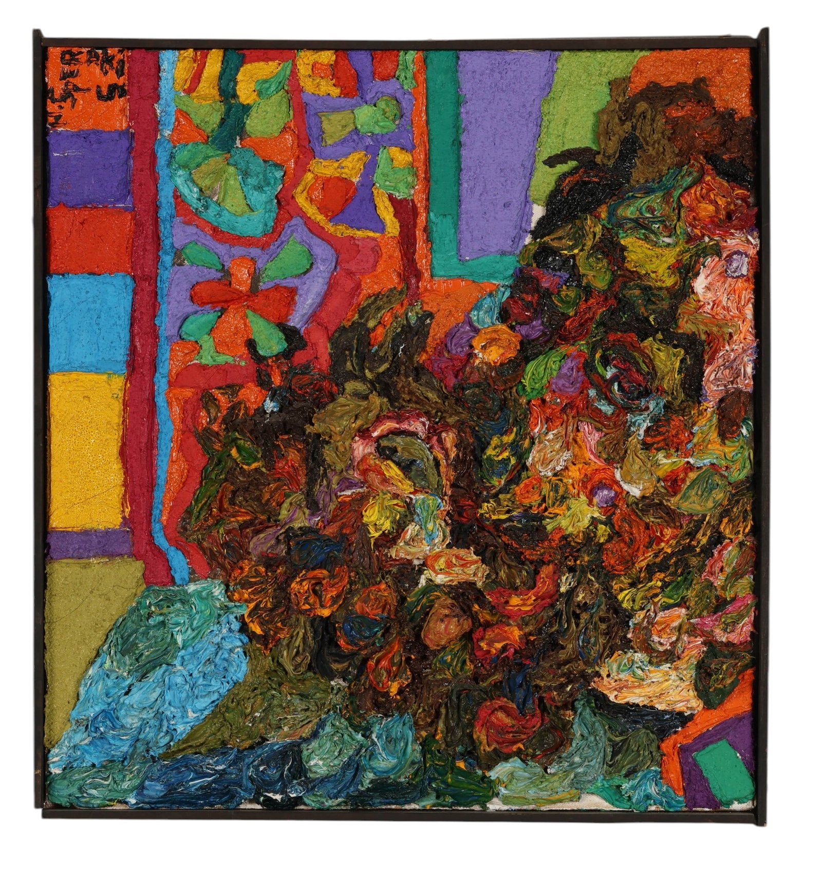 Nicholas Sperakis b.1943 Impasto Floral Painting (1 of 6)