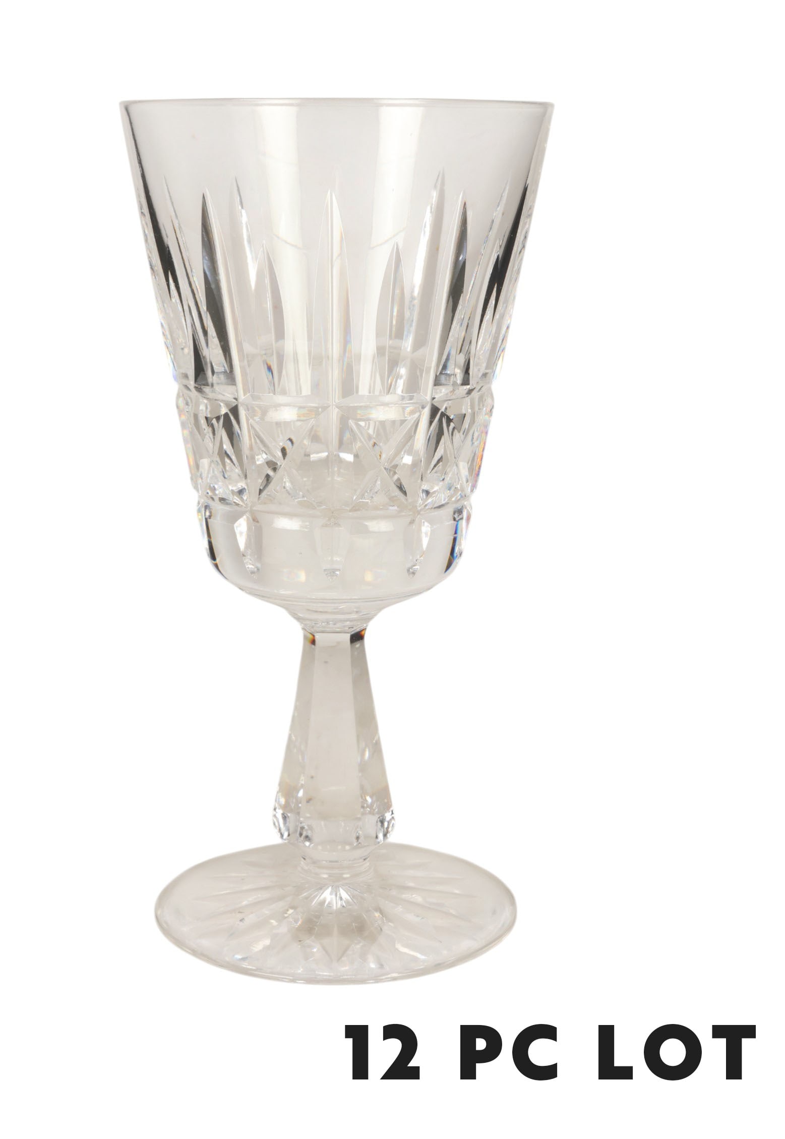 Waterford Crystal Kylemore Water Goblets 12pc SET (1 of 7)