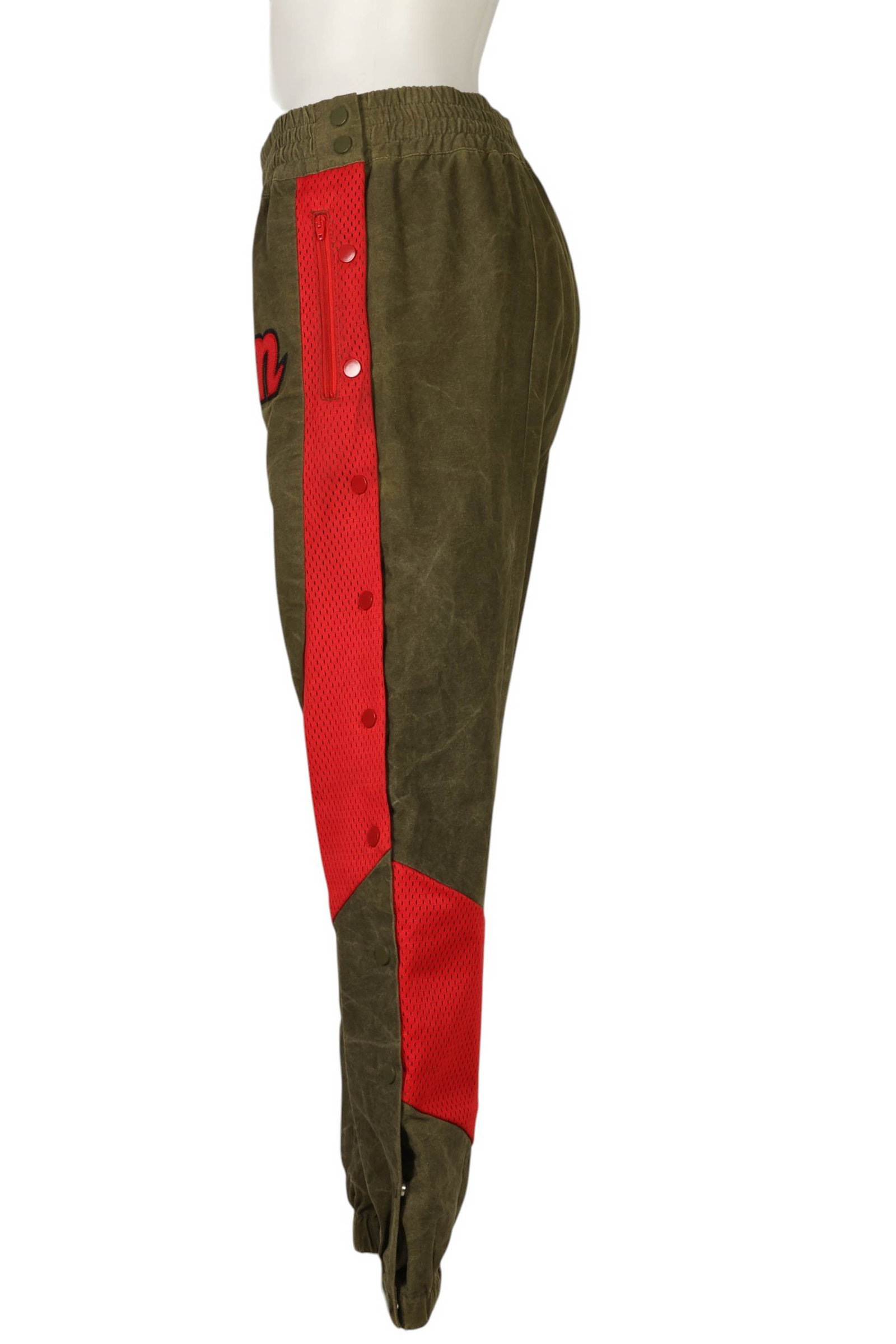 READYMADE Just Don Snap Off Canvas Track Pants - 4