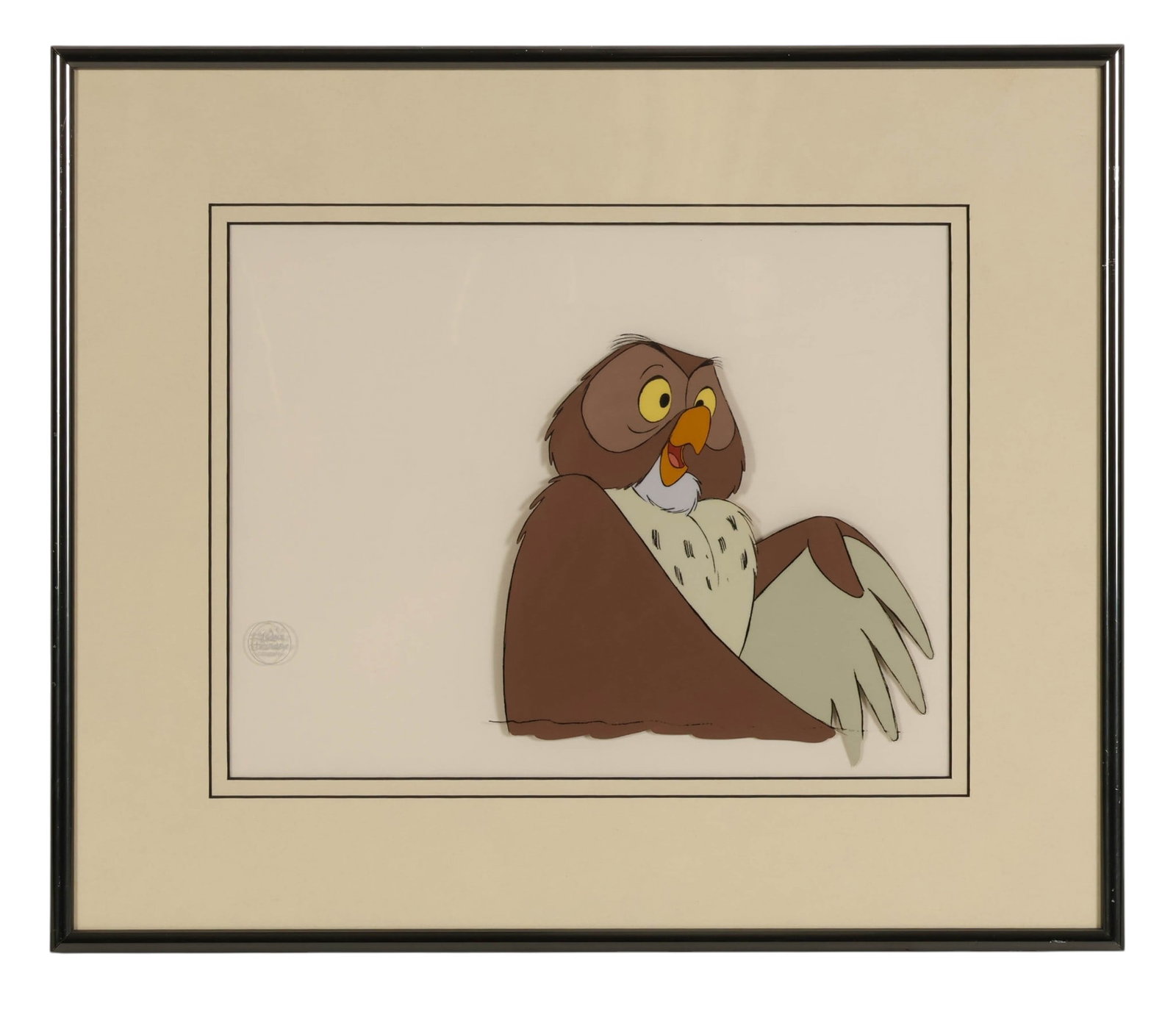 Walt Disney's Winnie The Pooh Owl Animation Cell (1 of 7)
