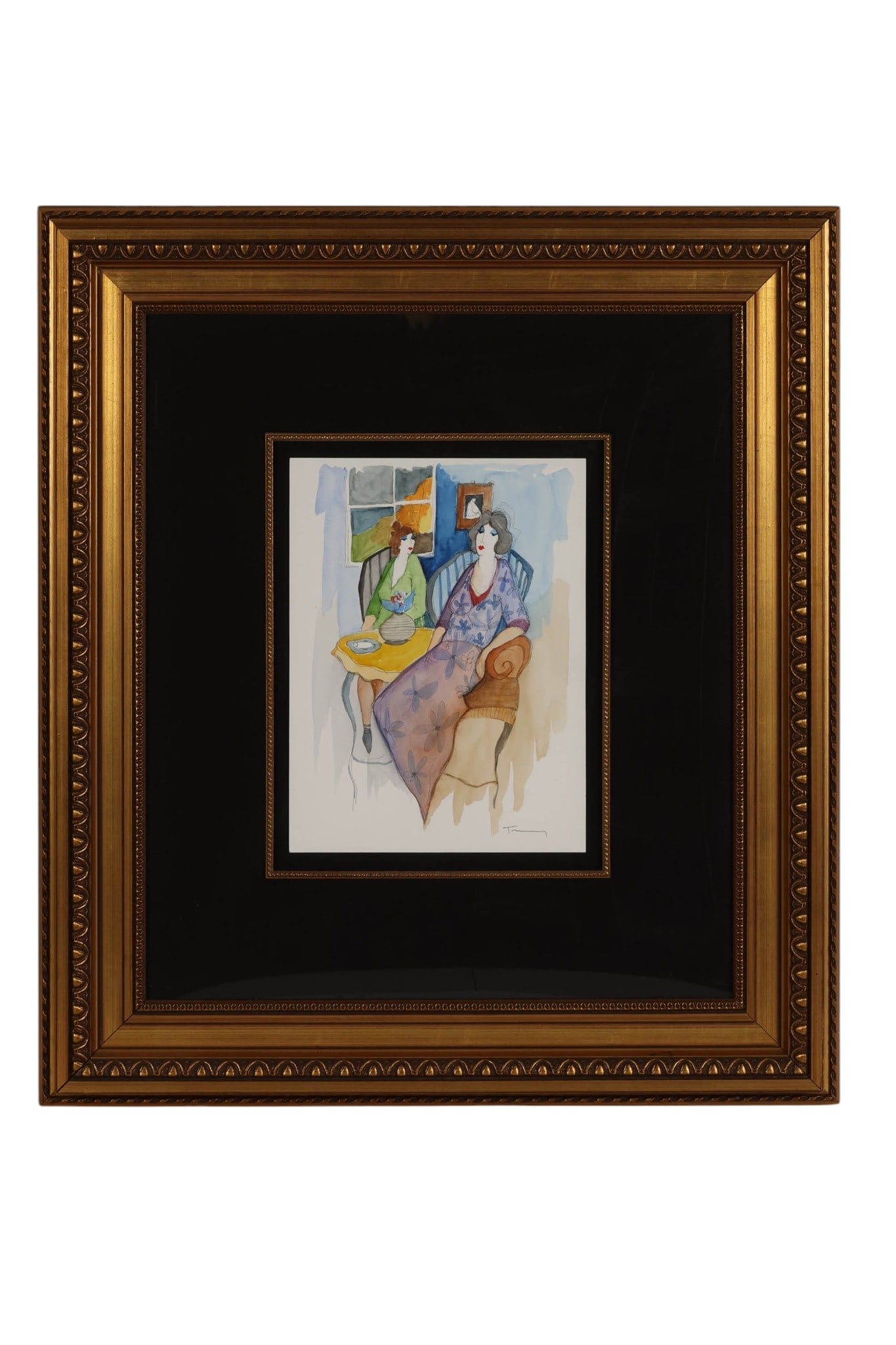 Itzchak Tarkay 1935-2012 Watercolor Painting (1 of 7)