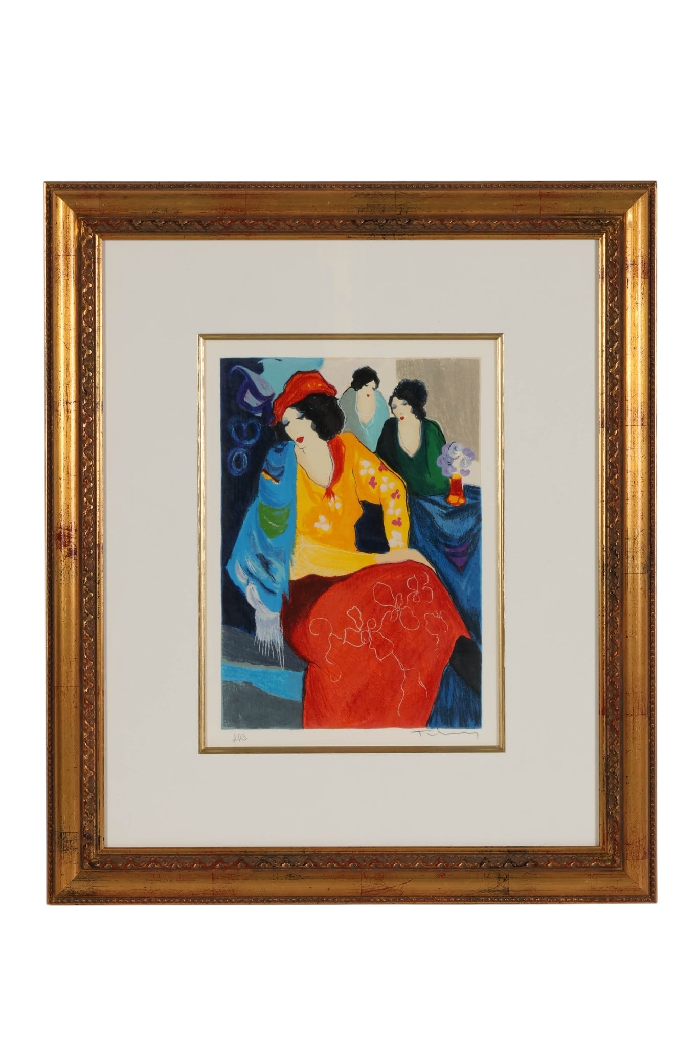 Itzchak Tarkay 1935-2012 Grace 4 Serigraph SIGNED (1 of 6)