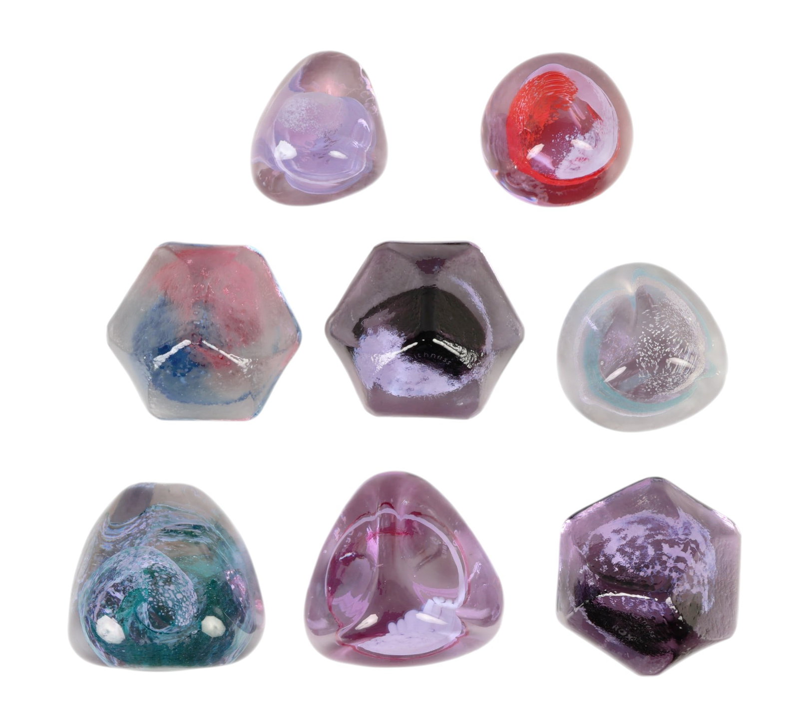 Caithness Scotland Art Glass Paperweights 8pc LOT (1 of 8)