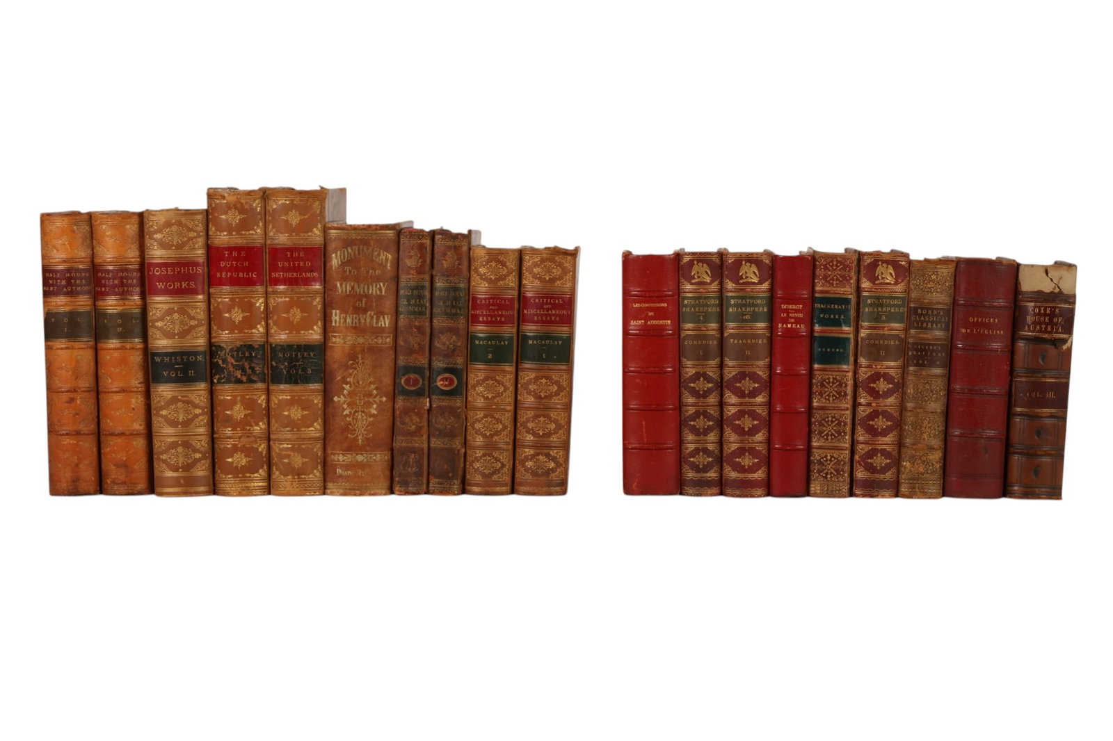 Antique Leather Bound Books 20pc Estate Collection (1 of 8)