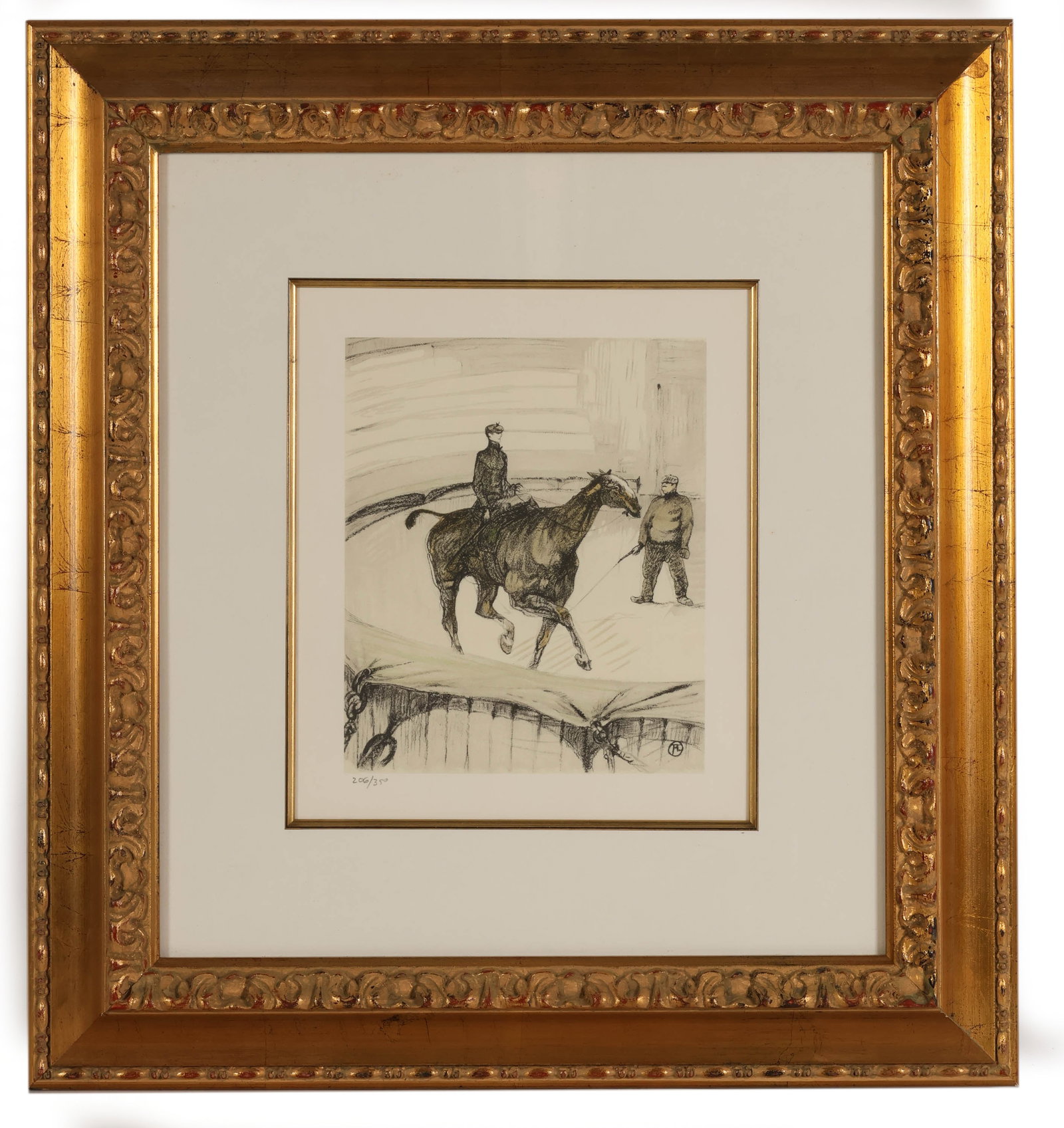 Travail Repetition Etching after Toulouse Lautrec (1 of 7)