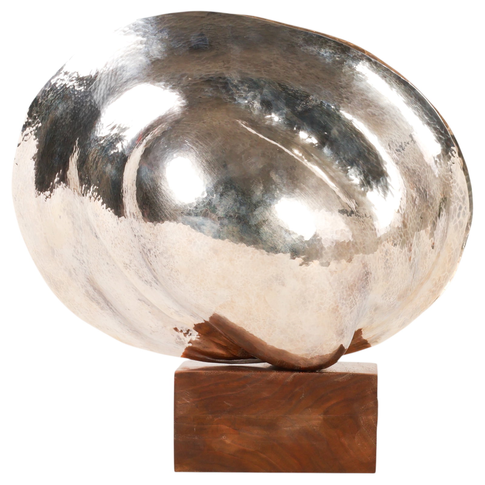 Sterling Silver Clam Shell Sculpture SIGNED 1,700g (1 of 7)