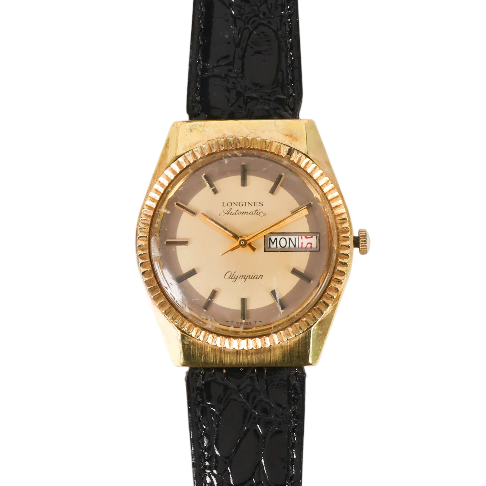 Longines Olympian Automatic Day Date Dress Watch (1 of 6)
