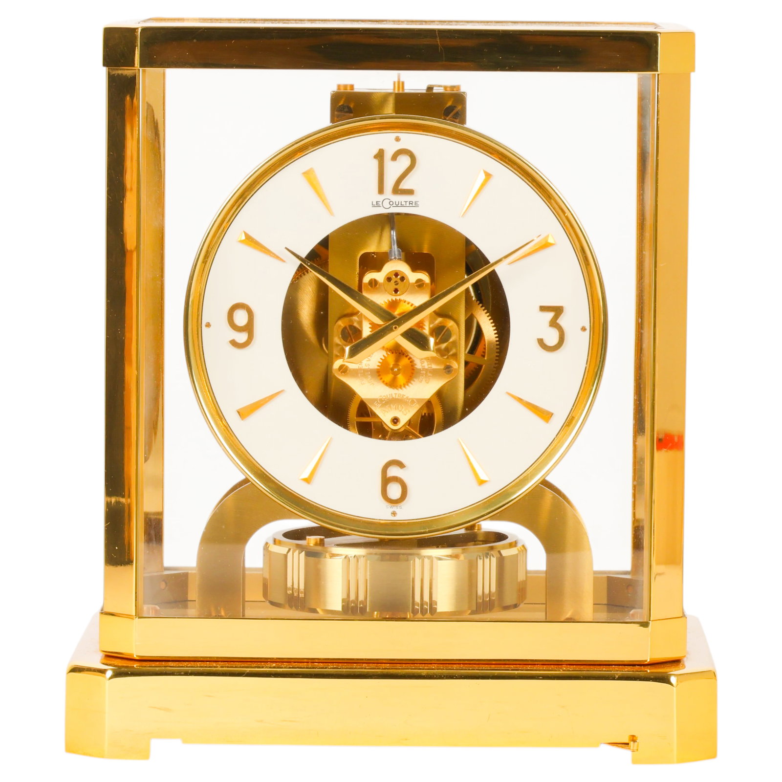 Jaeger-LeCoultre Atmos Brass Mantel Clock with BOX (1 of 9)